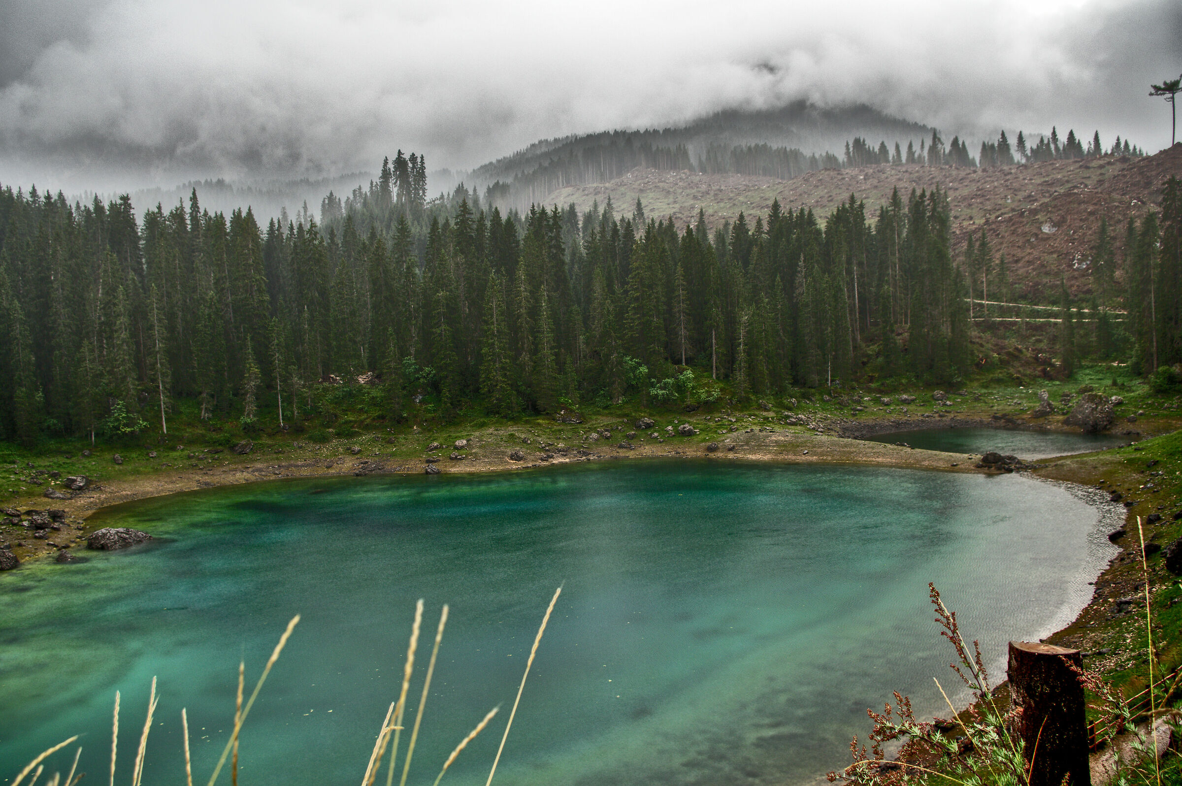 Lake Caress in the Rain