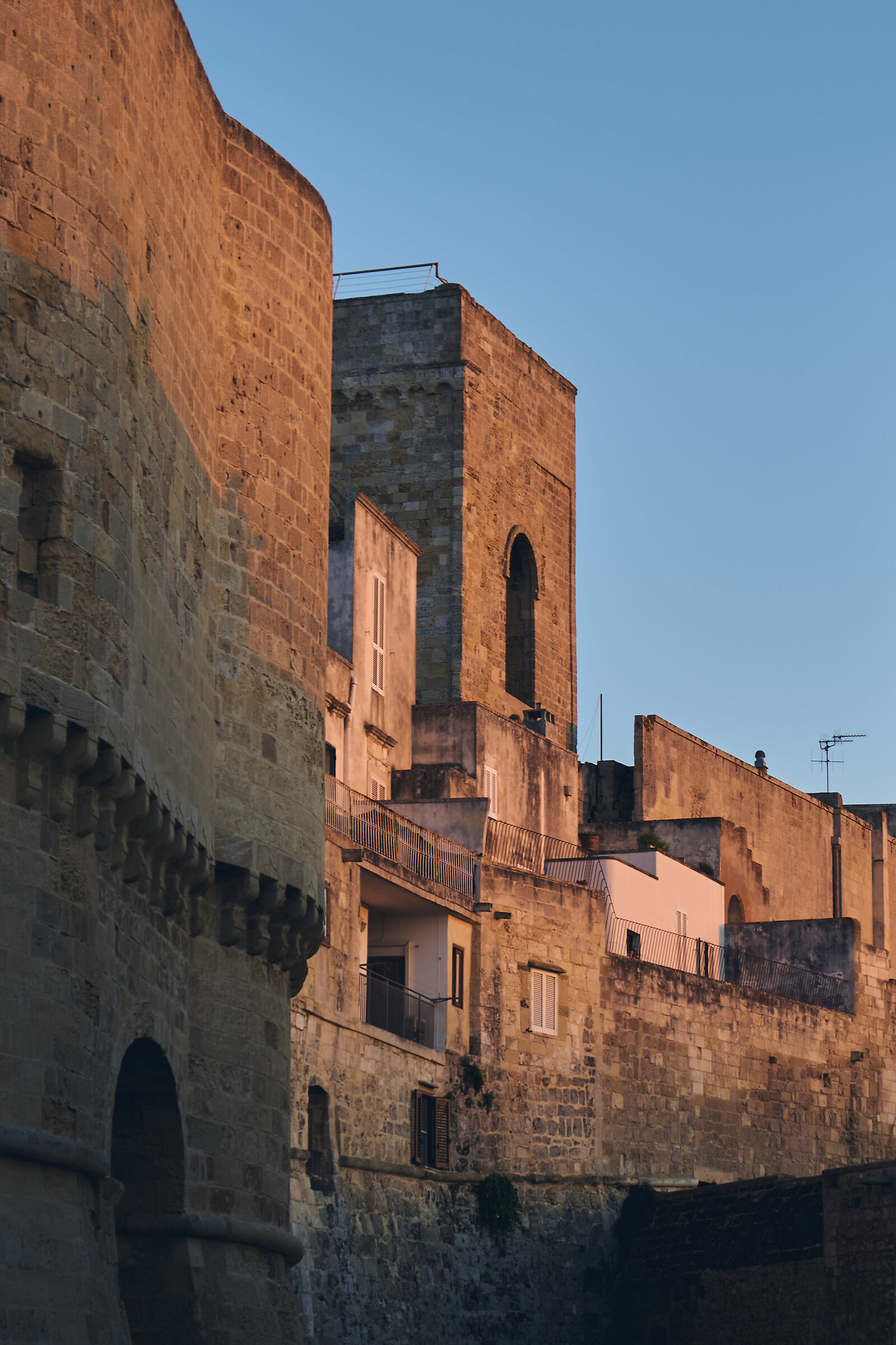Il tramonto su Otranto