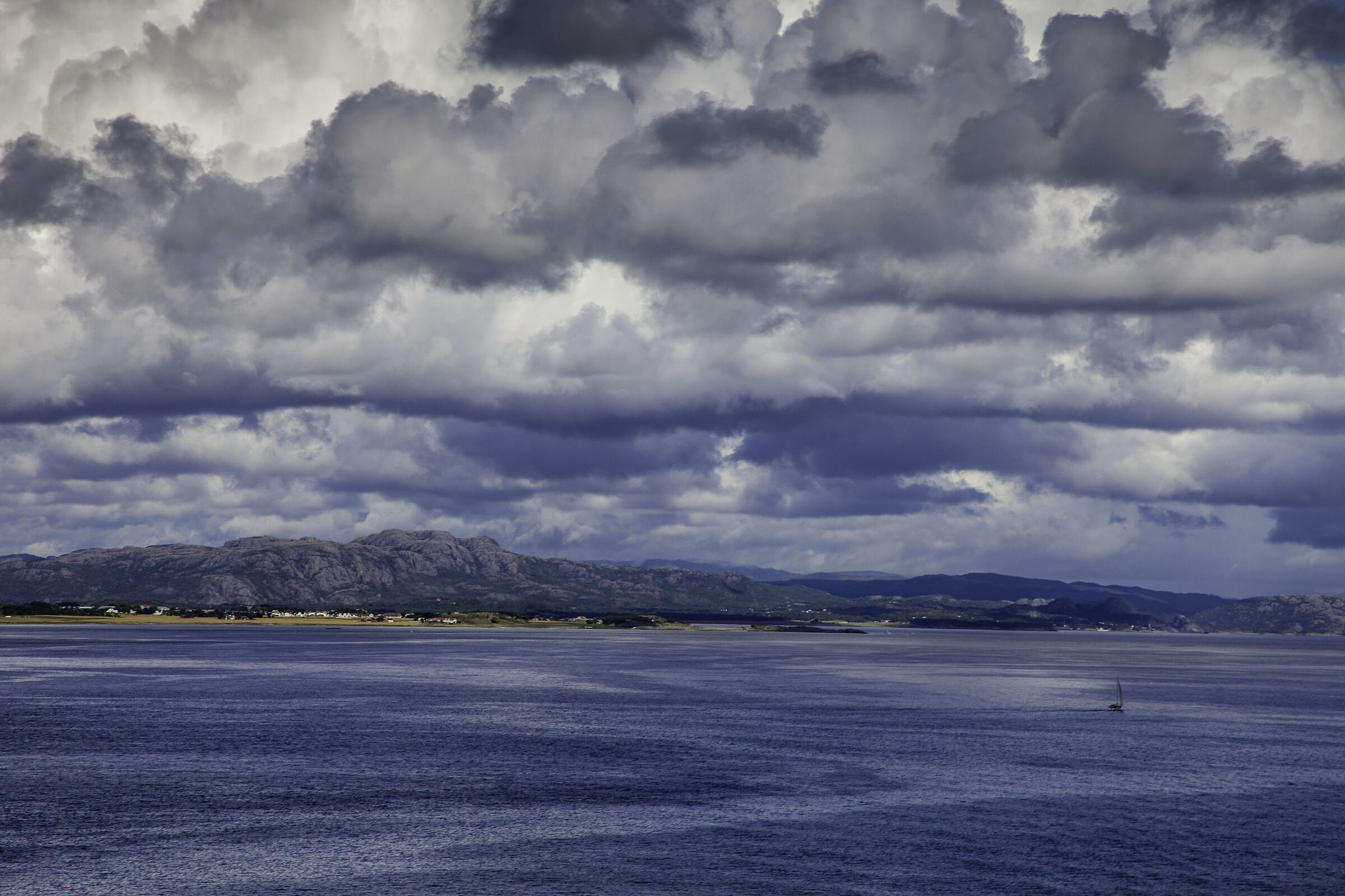 Apoteosi di cielo e mare (con barca)