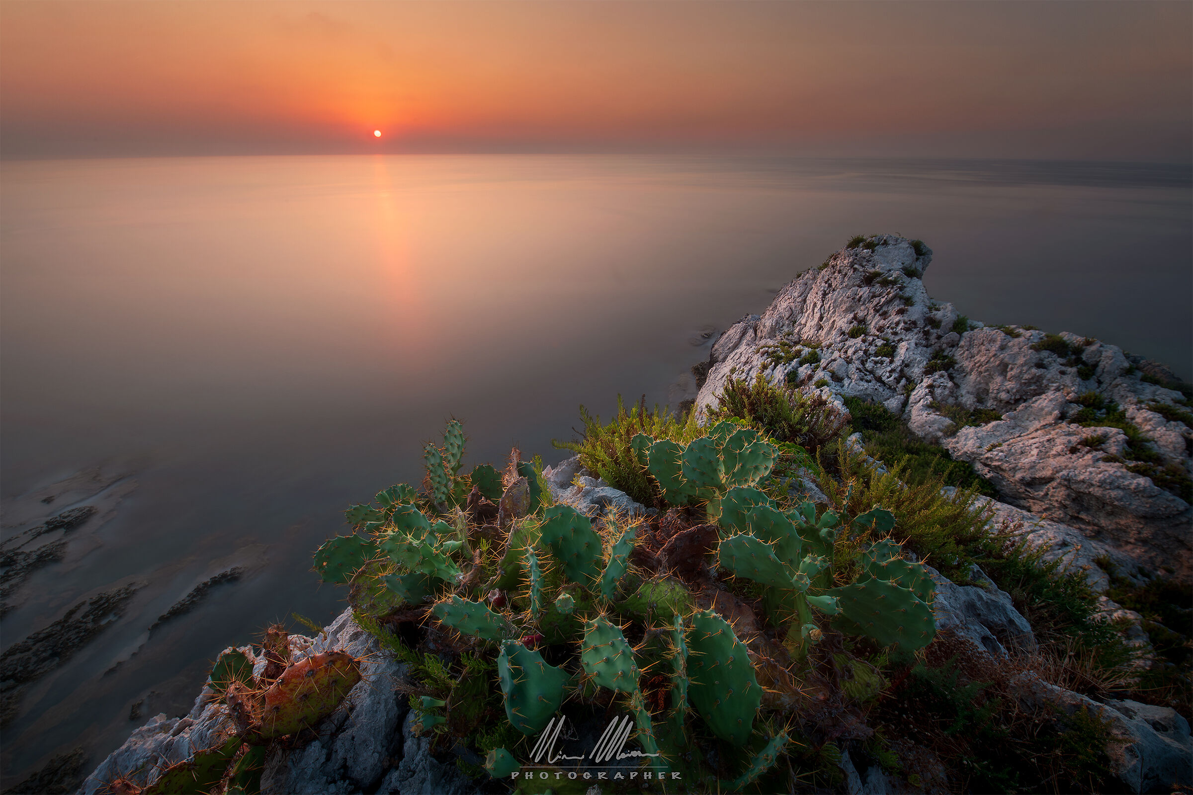 Sicilian Seascape at Sunset