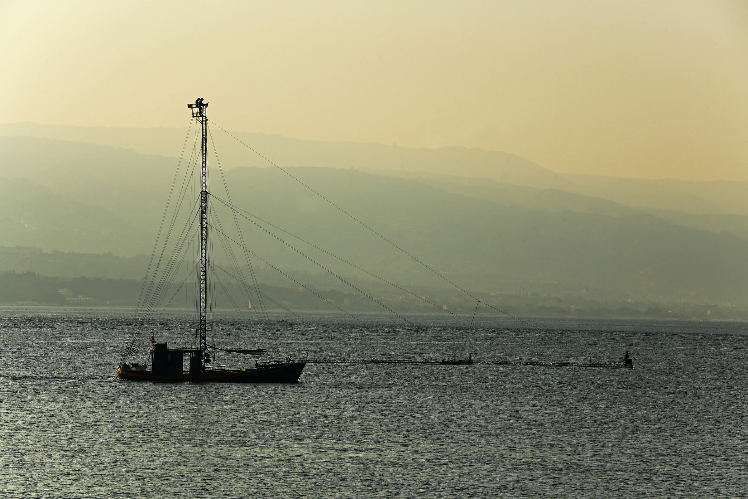 Swordfish fishing on the Strait of Messina 1