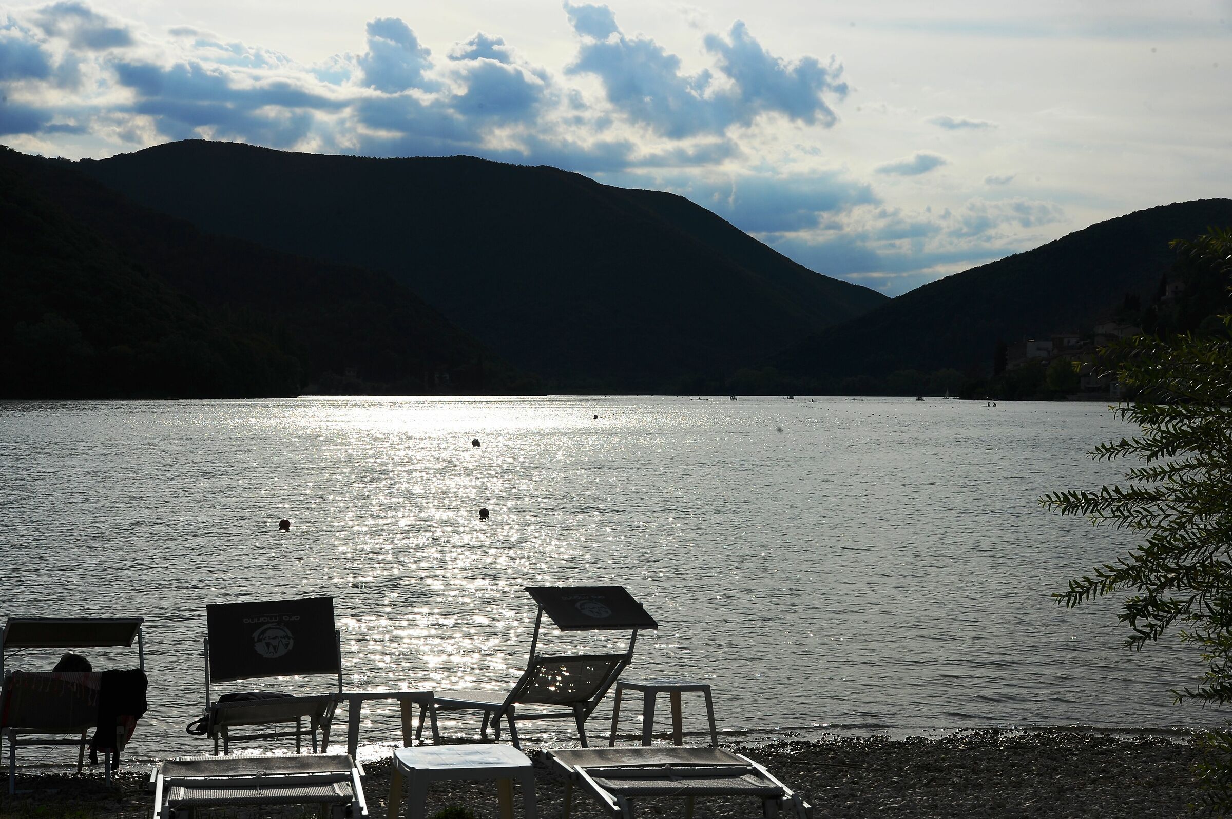 Sunset over Lake Piediluco