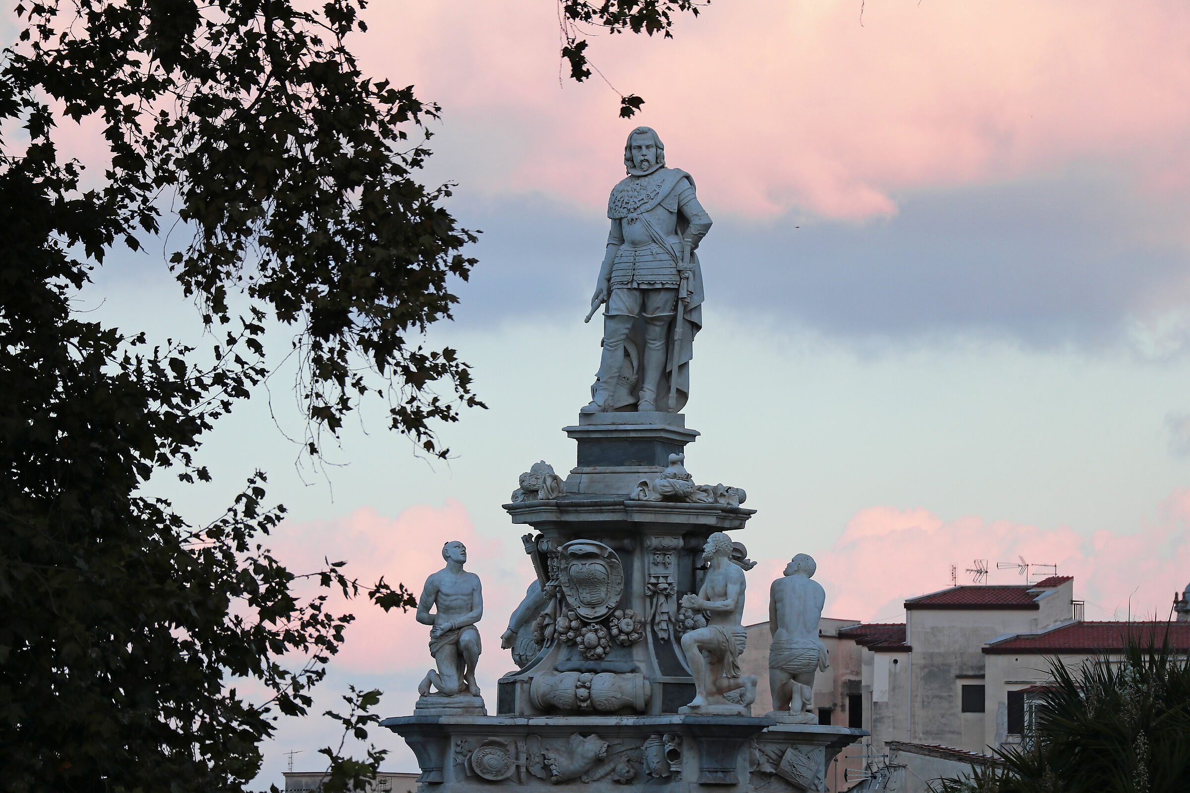 In front of the municipality of Palermo