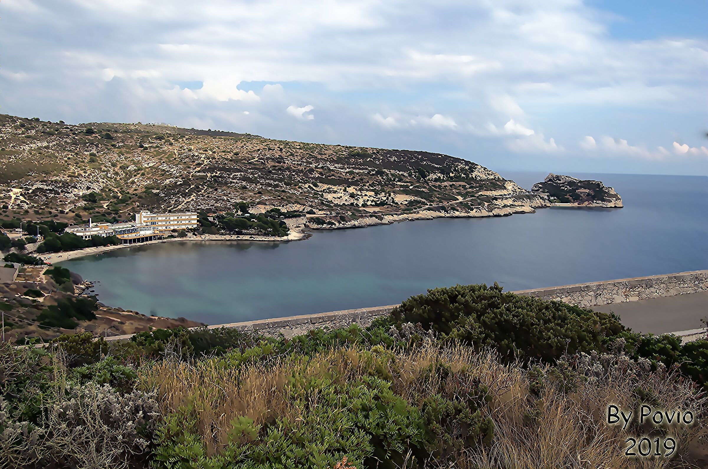 panoramica Calamosca, Cagliari