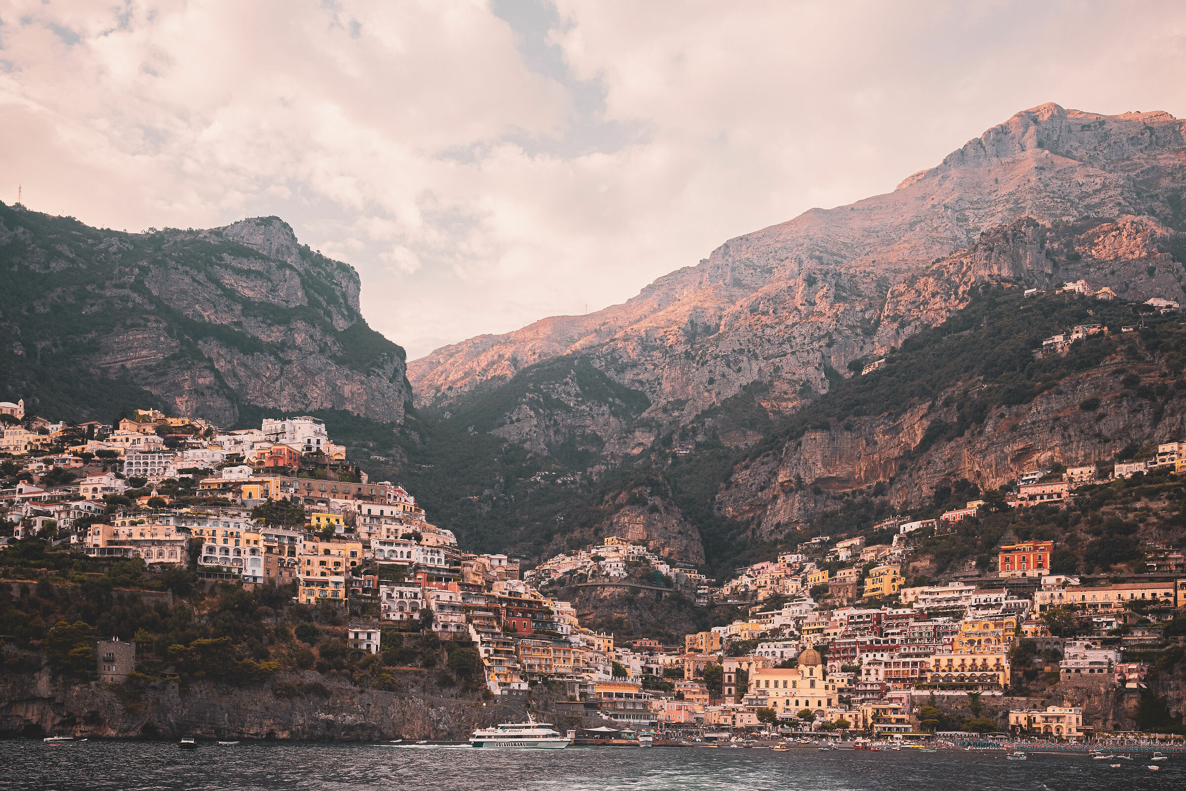 Positano ed il tramonto