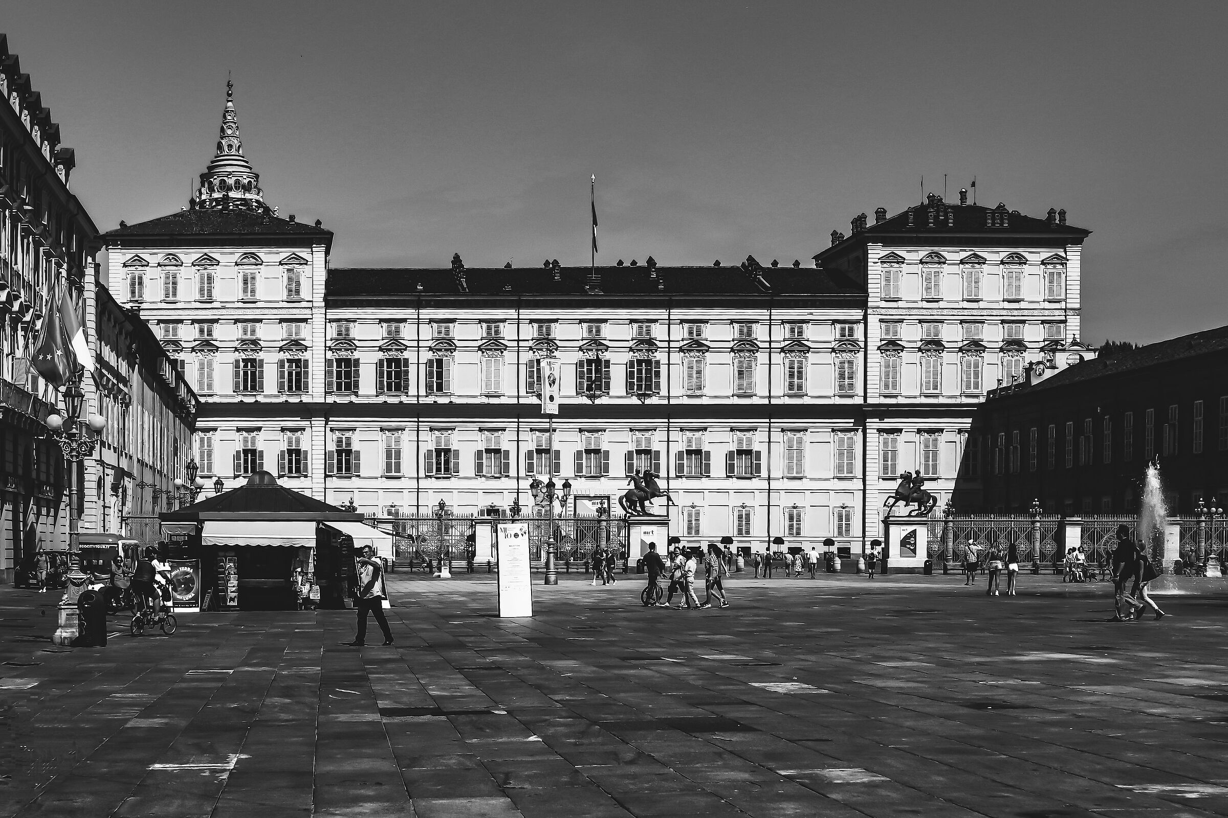 Turin in black and white
