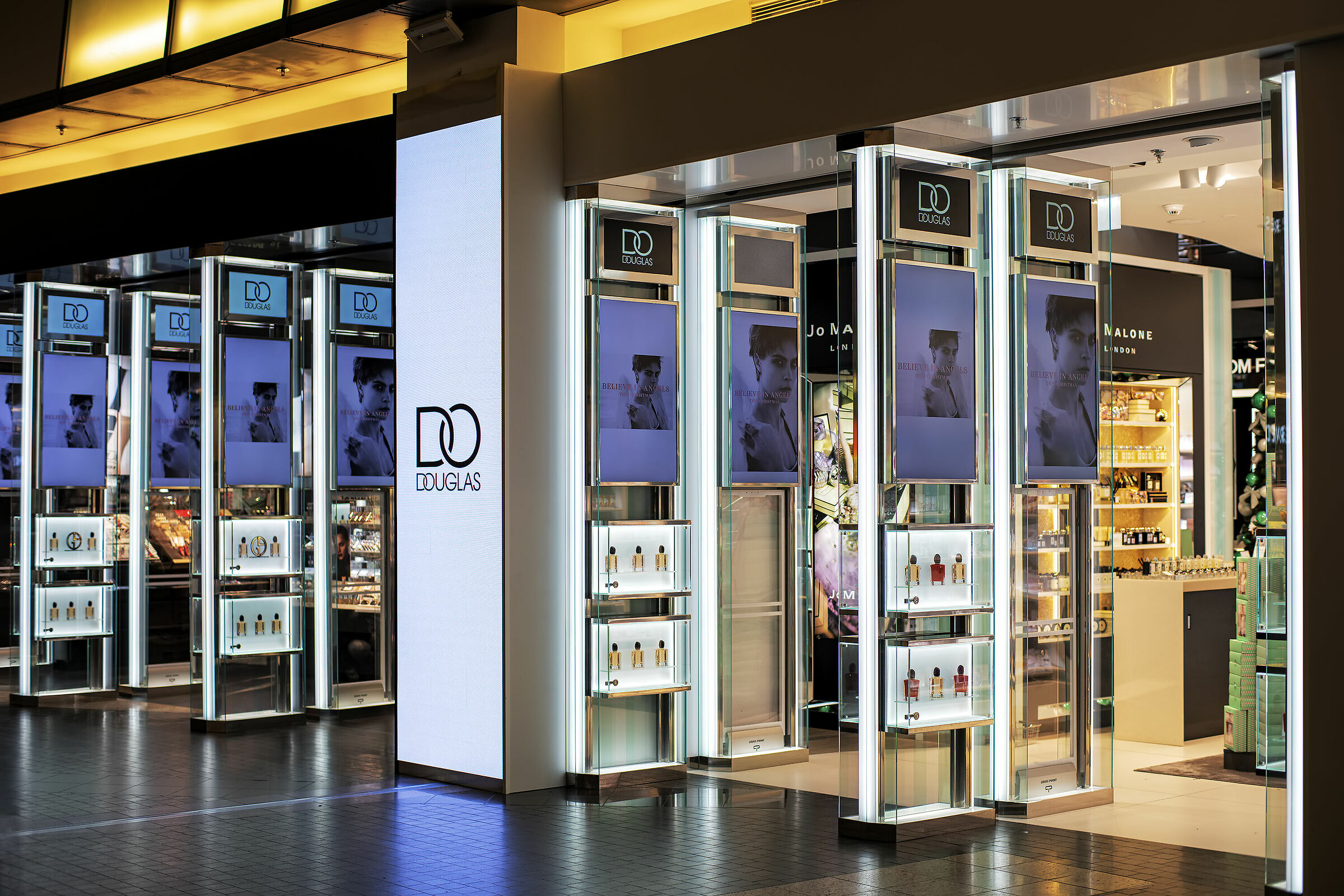 The repetition of the windows