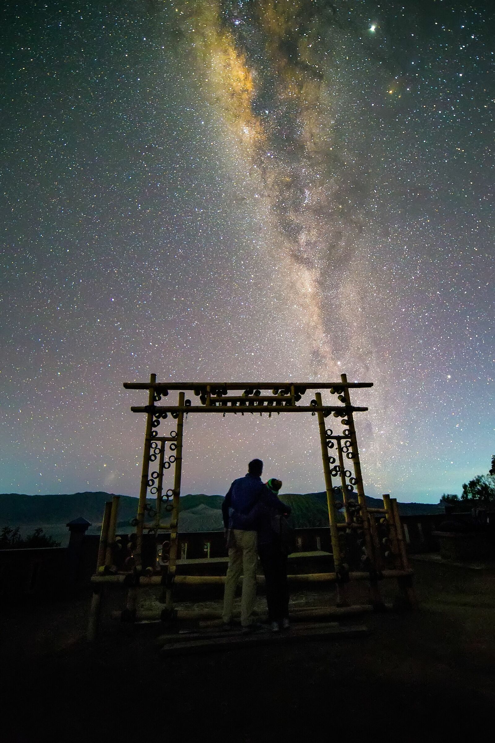 Mount Bromo's Milky Way