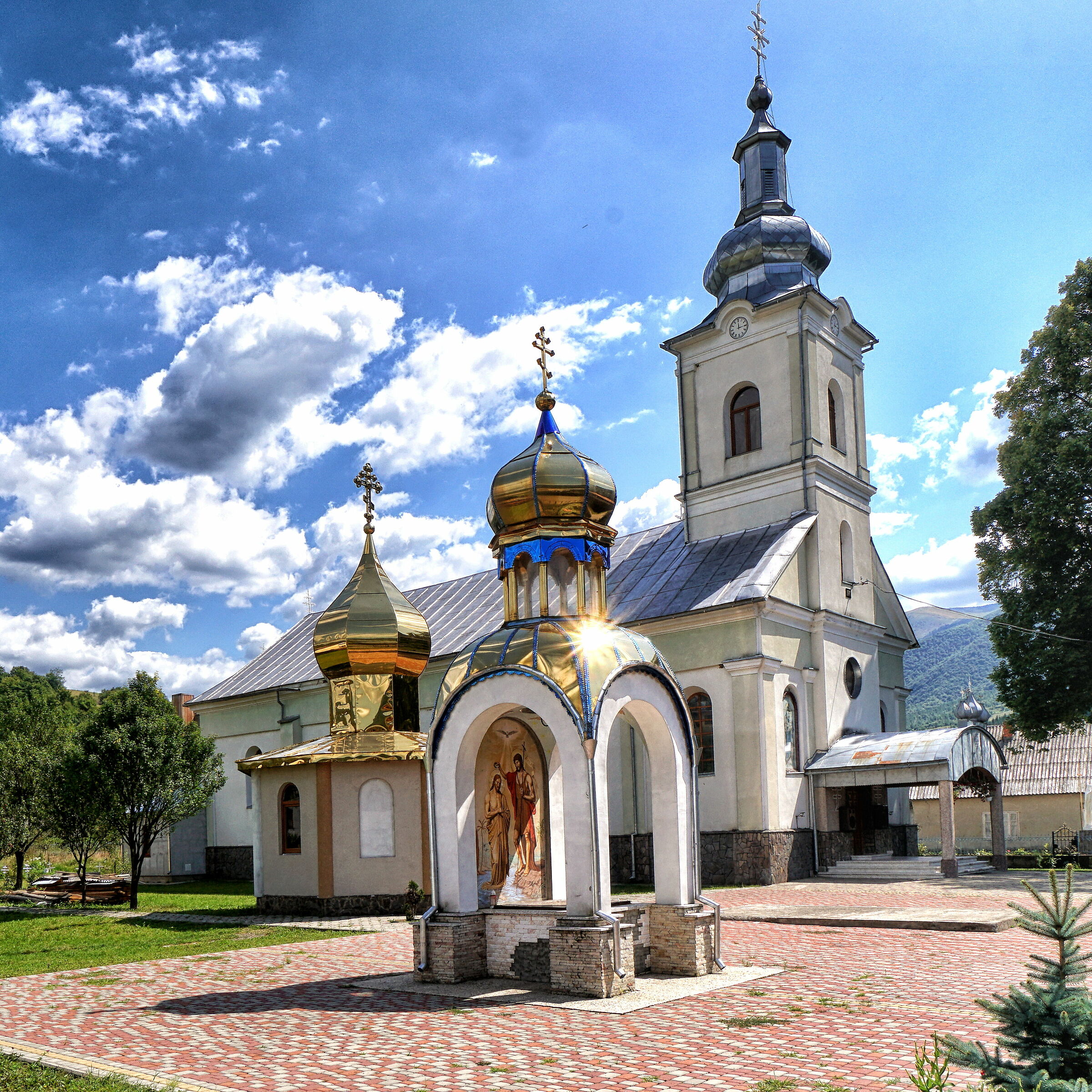 Church in Kolochava, Ukraine