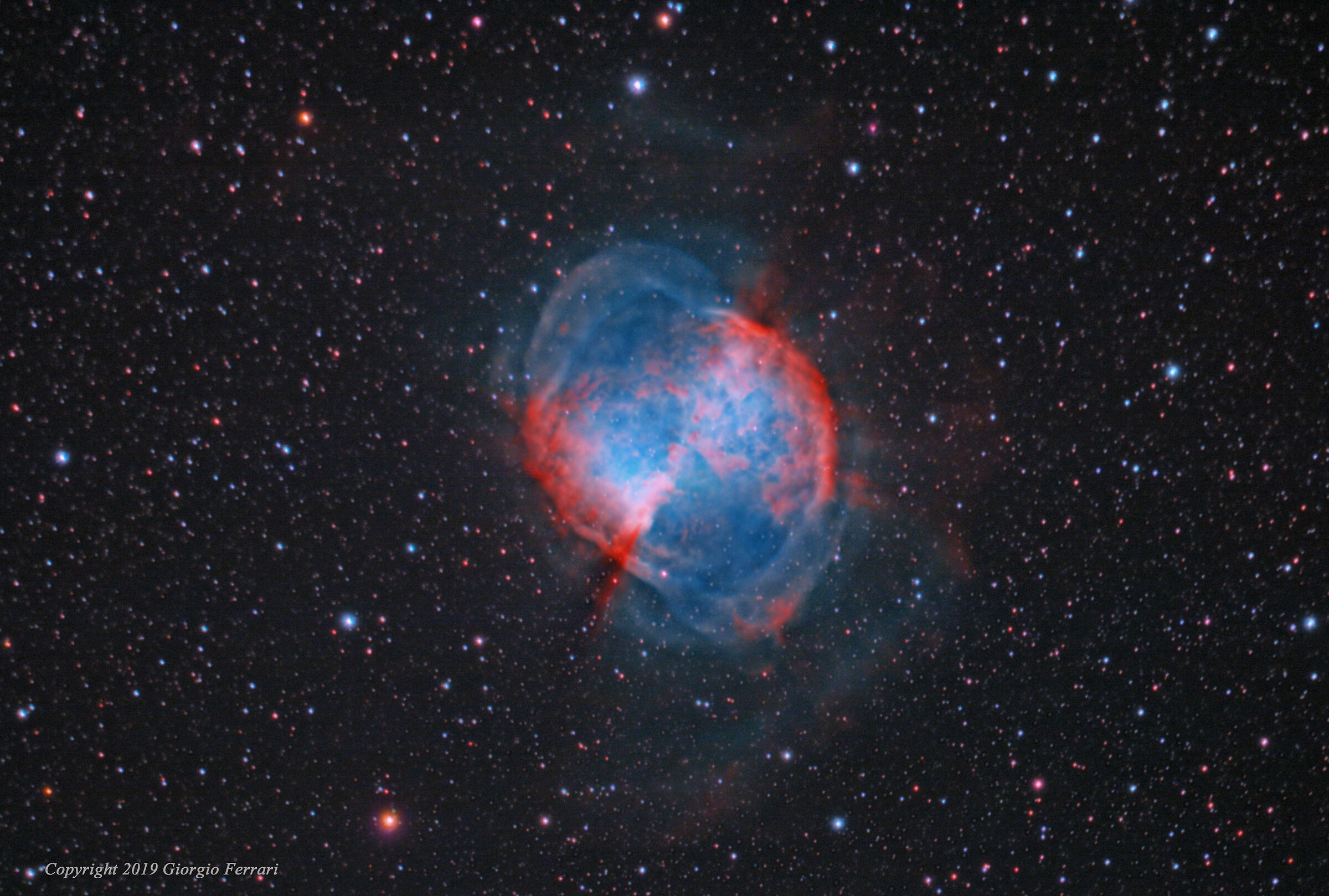 M27 "Handlebar or Dunbbell Nebula"