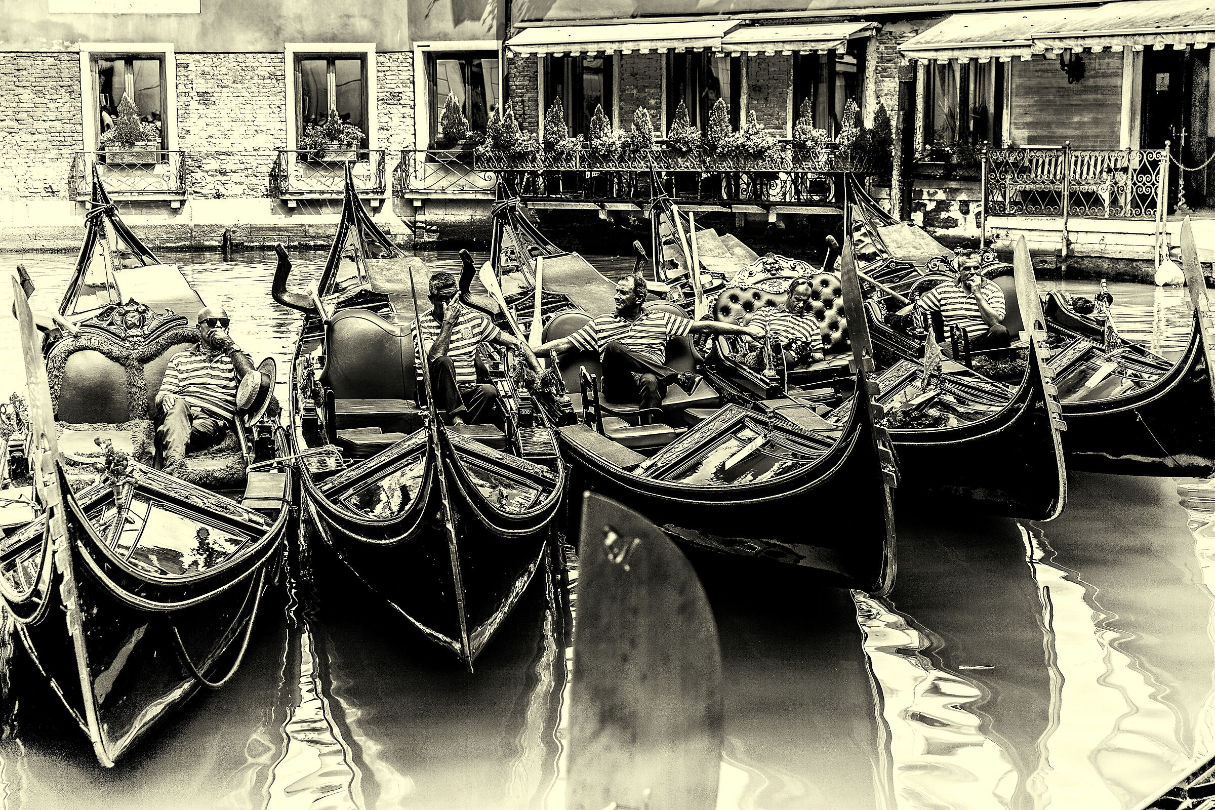 il riposo dei gondolieri