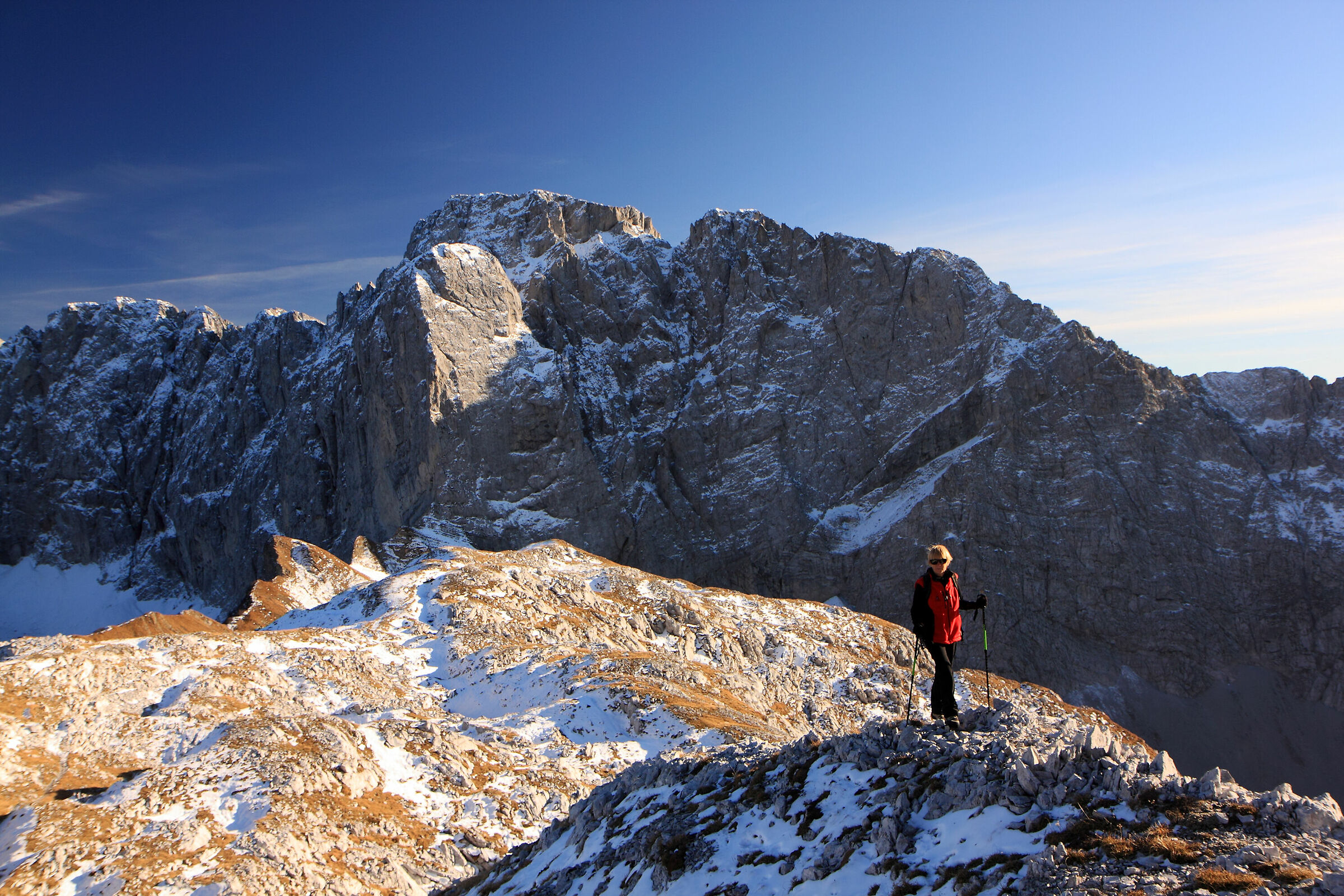 dietro di noi la Presolana