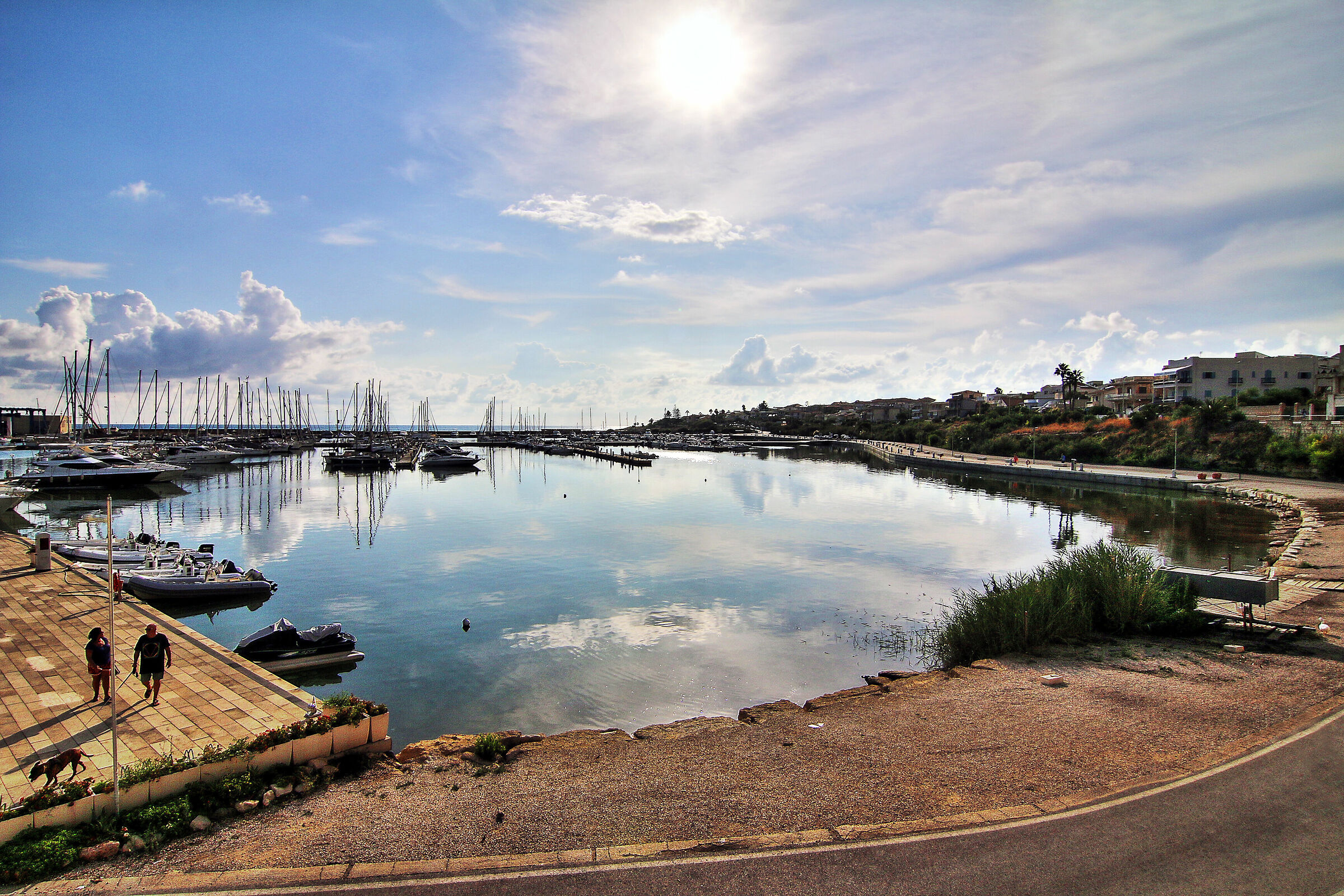 Yesterday at the port...