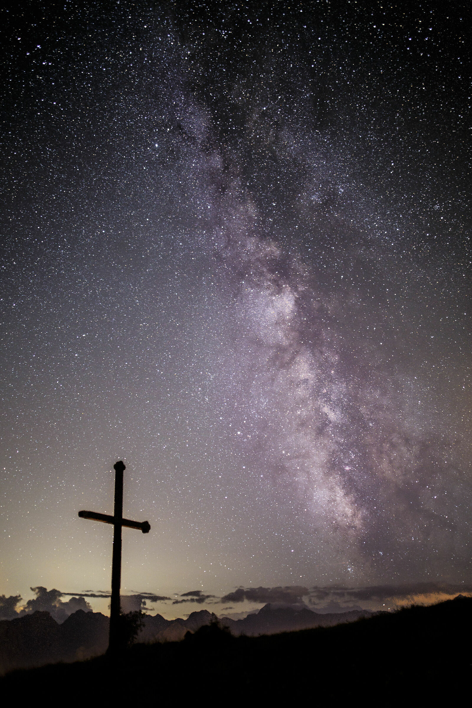 Notte sul monte Aver