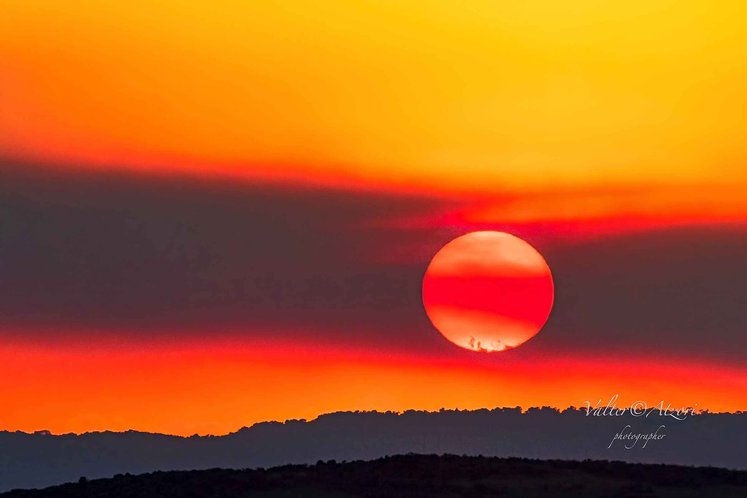 Sunset in Maasai Mara