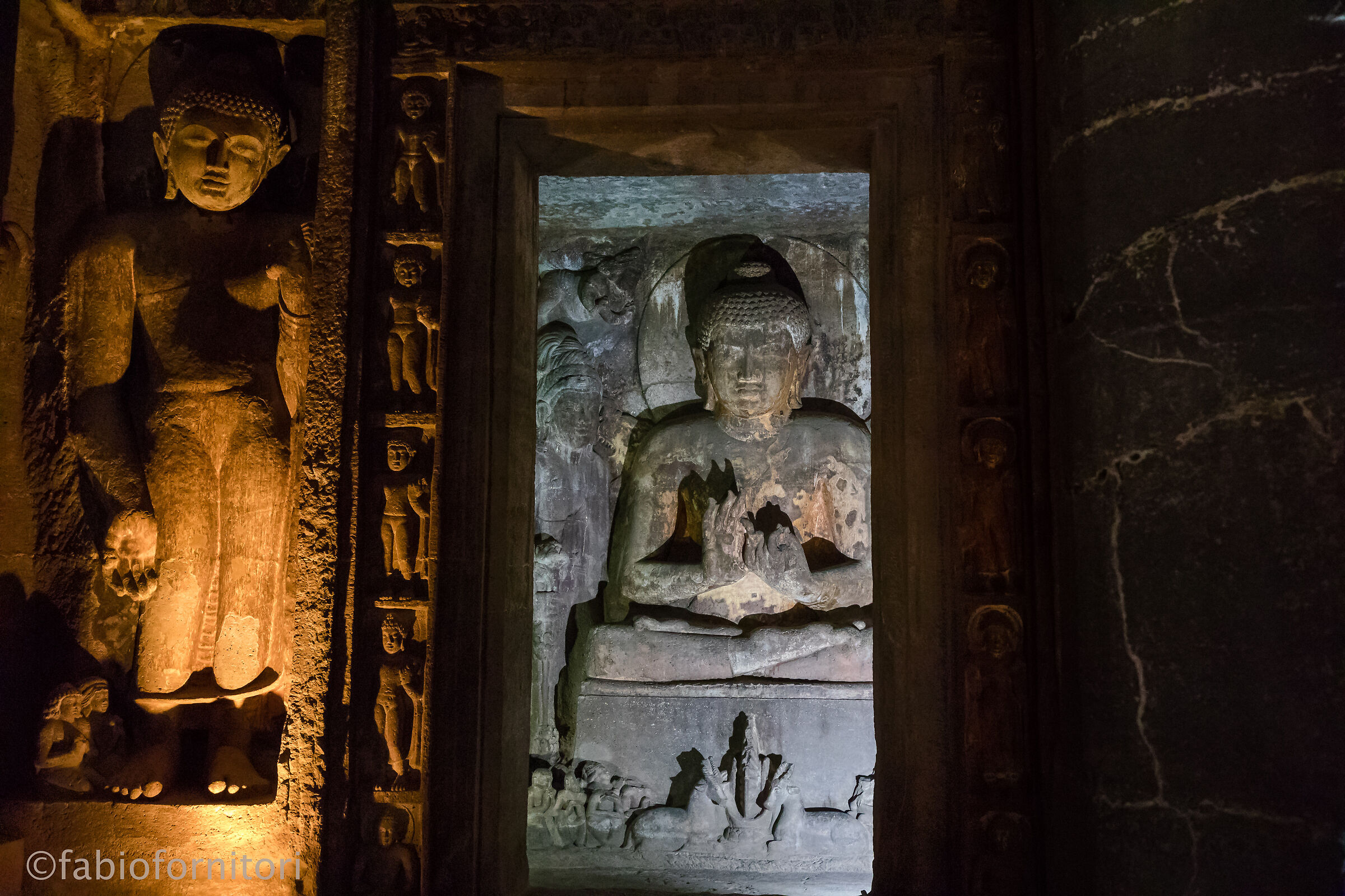 Ajanta Caves  , Buddha , India 2018