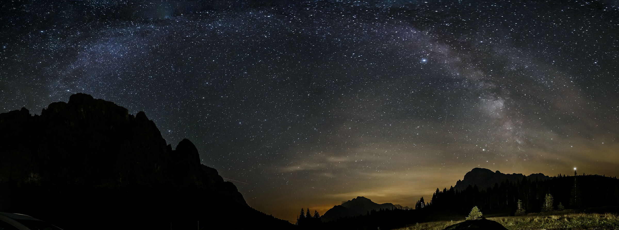 Via lattea dalle sorgenti del Piave