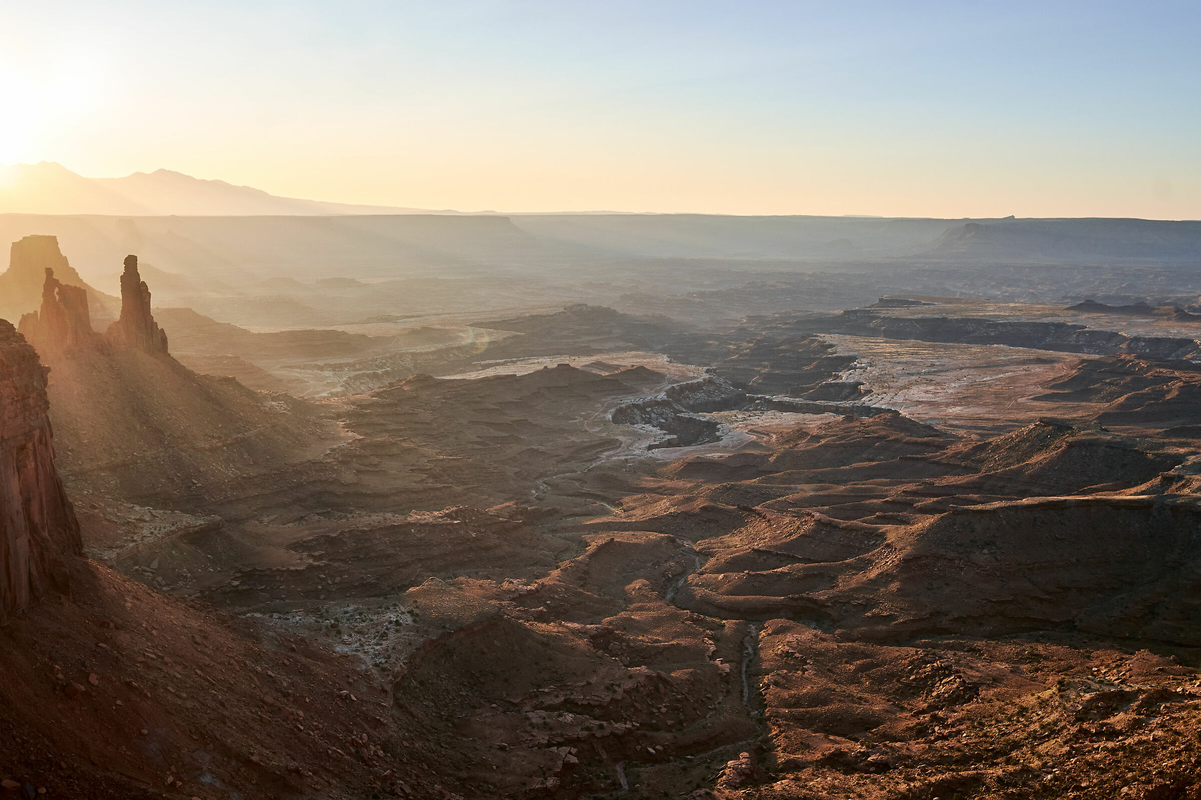 Fasci di luce su Canyinlands
