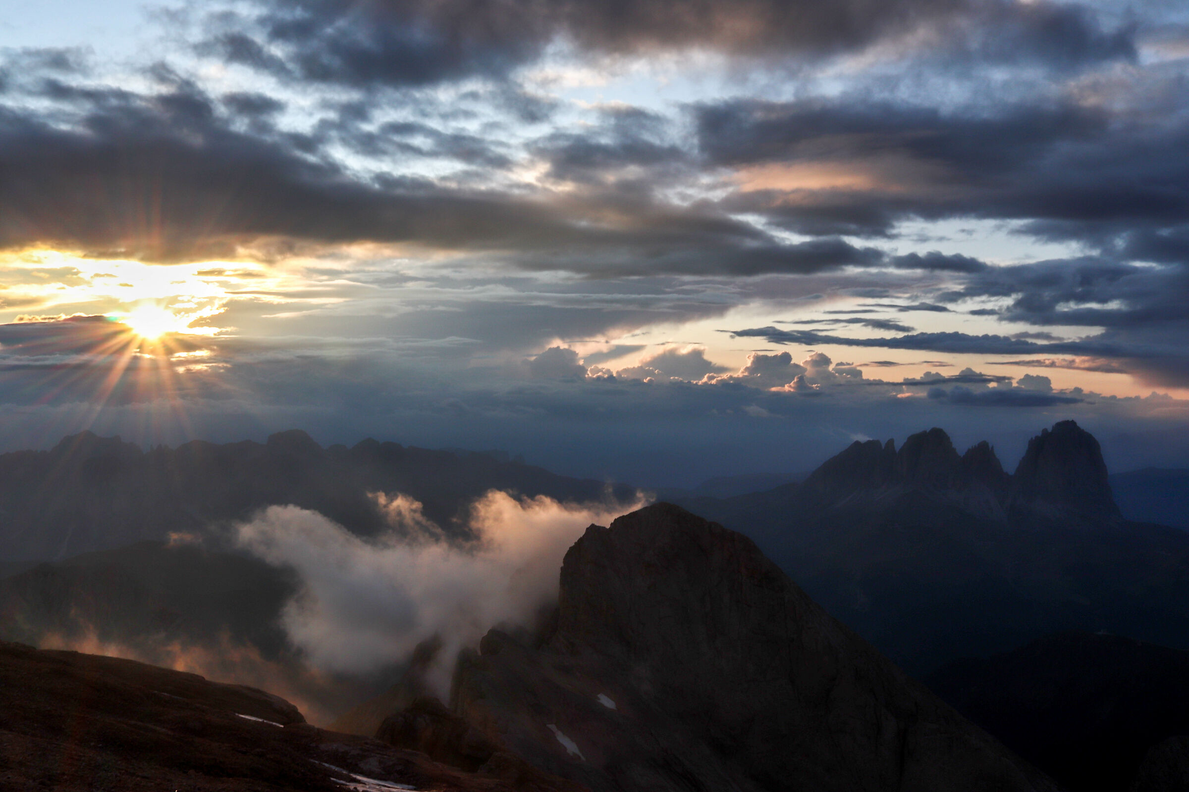 Ultime luci sulle Dolomiti