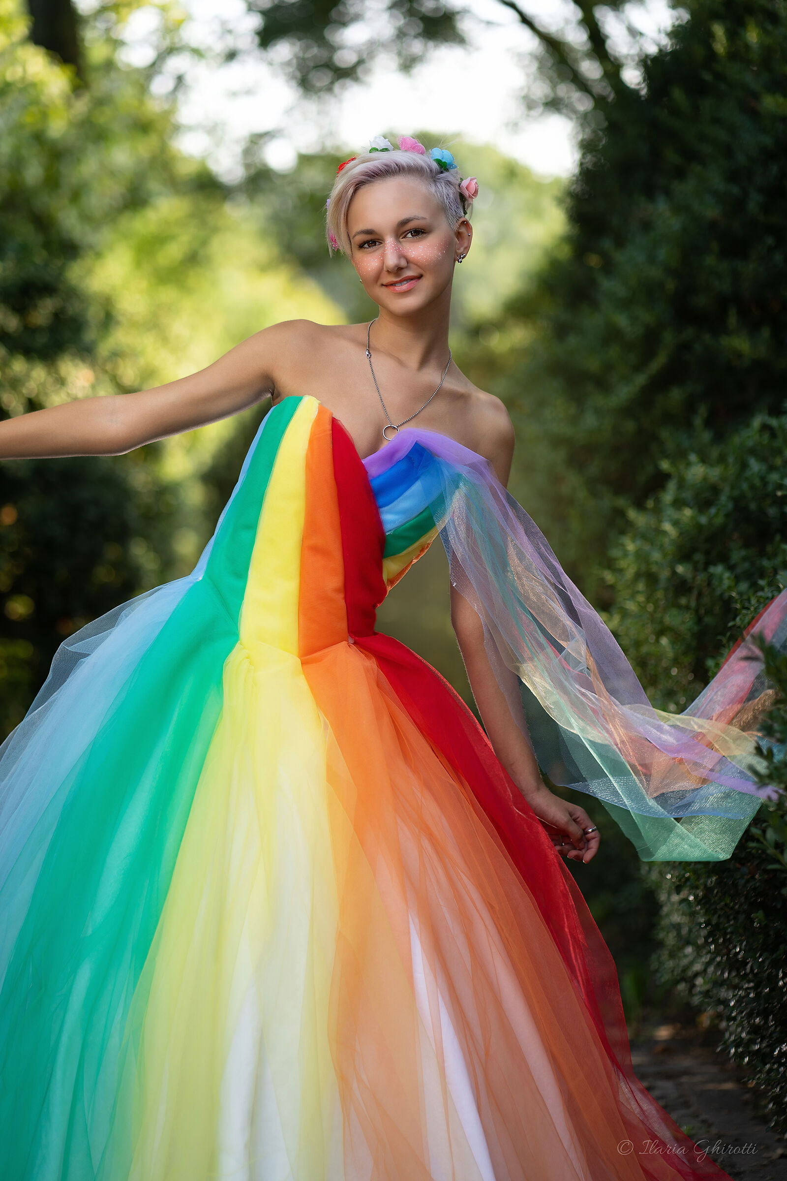Arcobaleno nel bosco