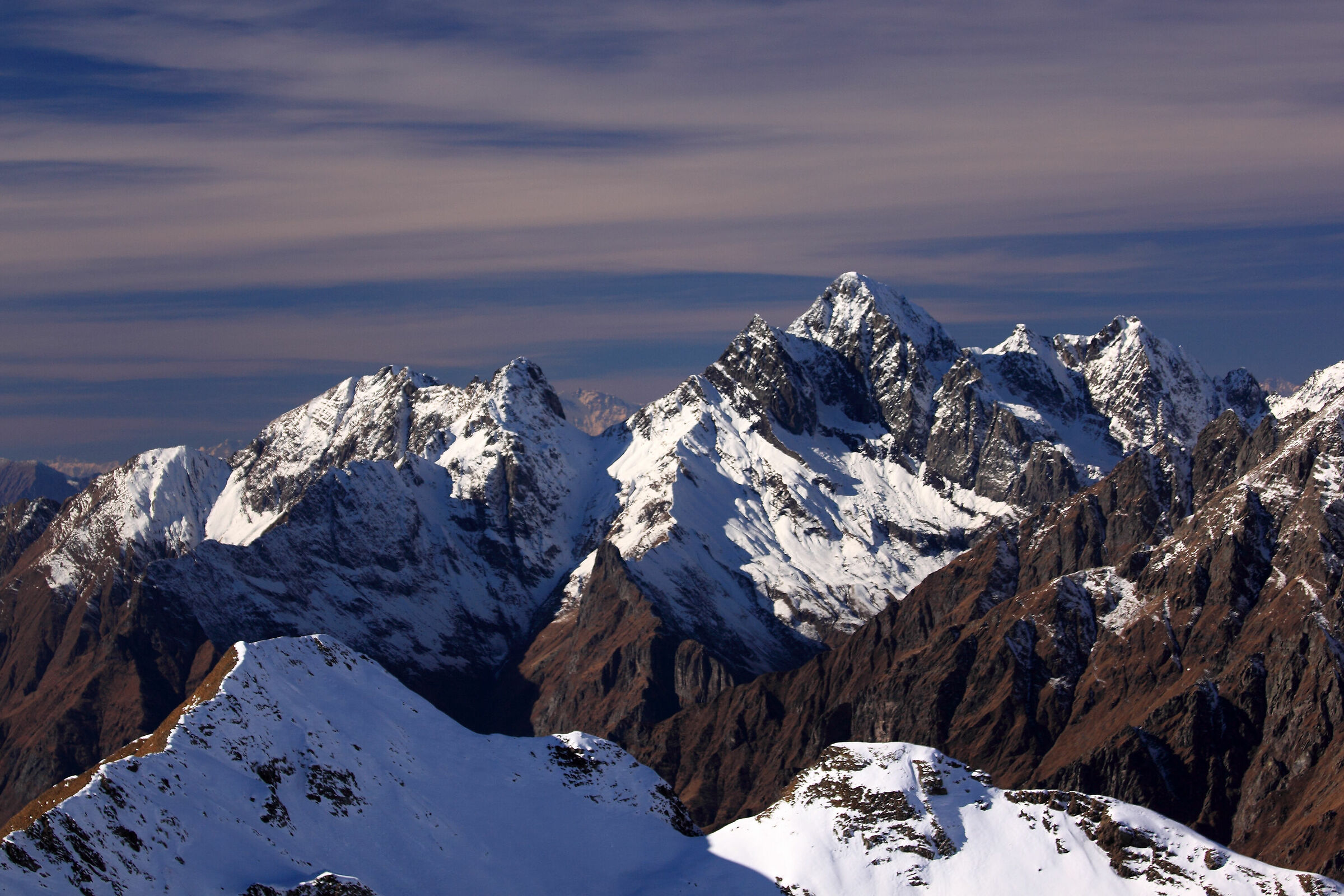 inizio d'inverno sulle Orobie