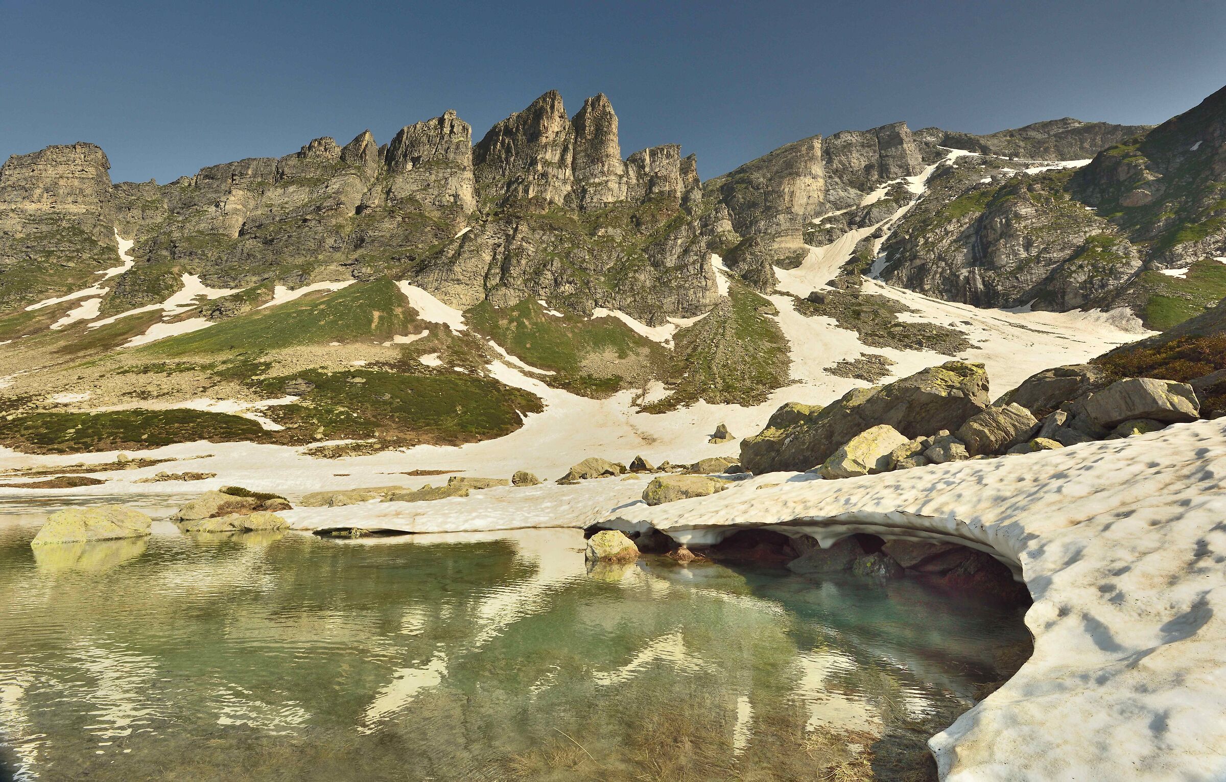 Lago Bianco Alpe Veglia m 2153