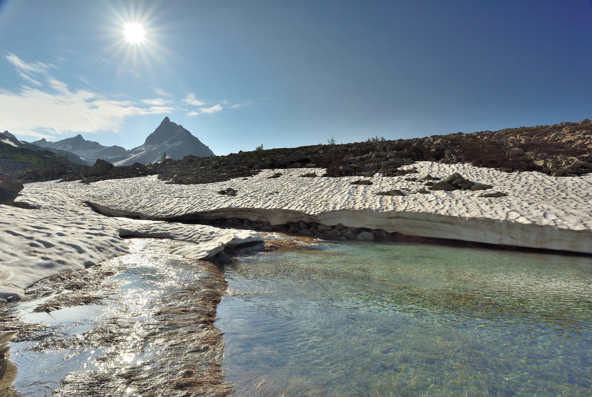 Lago Bianco Alpe Veglia m 2153