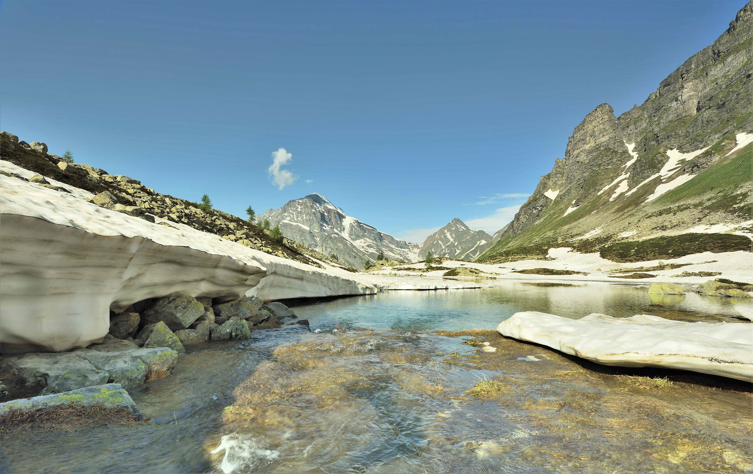 Lago Bianco Alpe Veglia m 2153