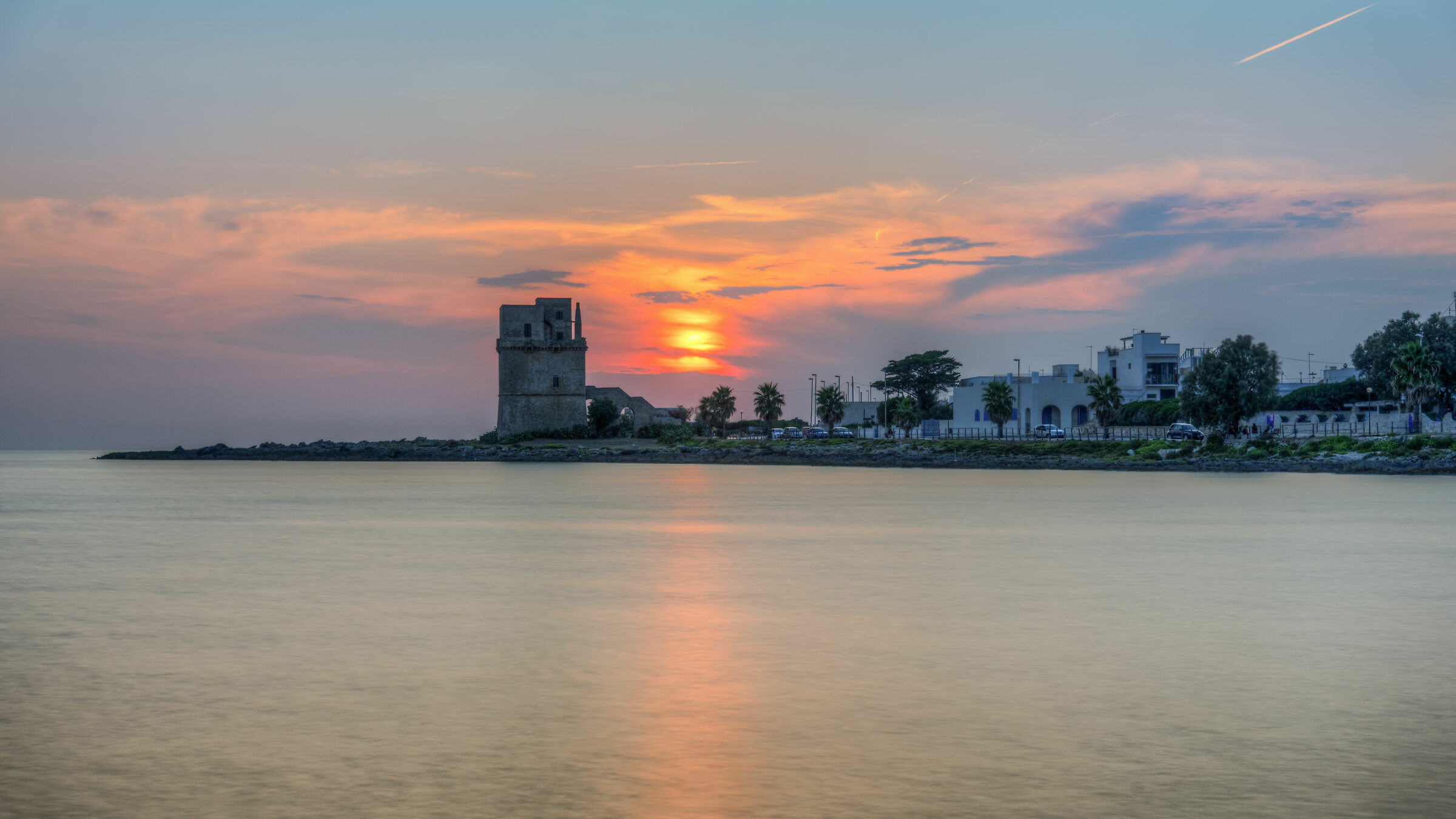 Tramonto vista Torre