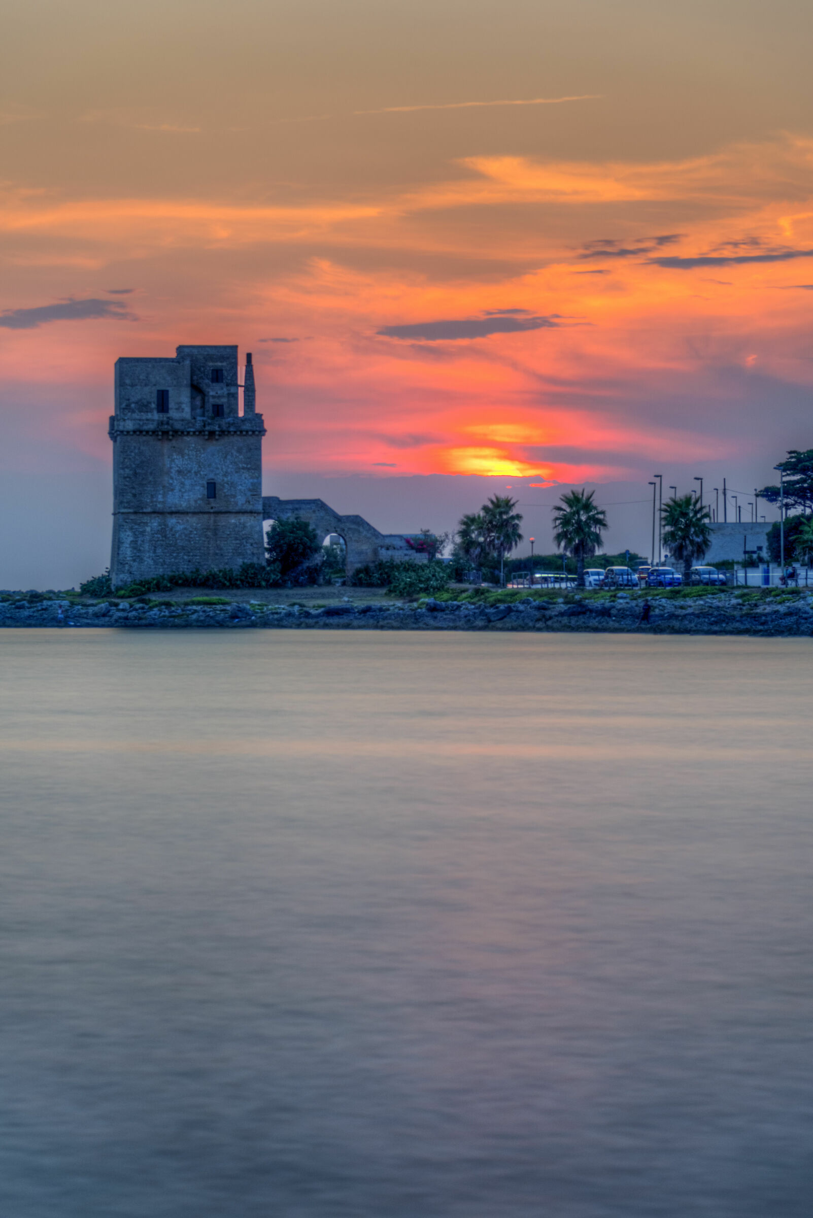 Tramonto vista Torre