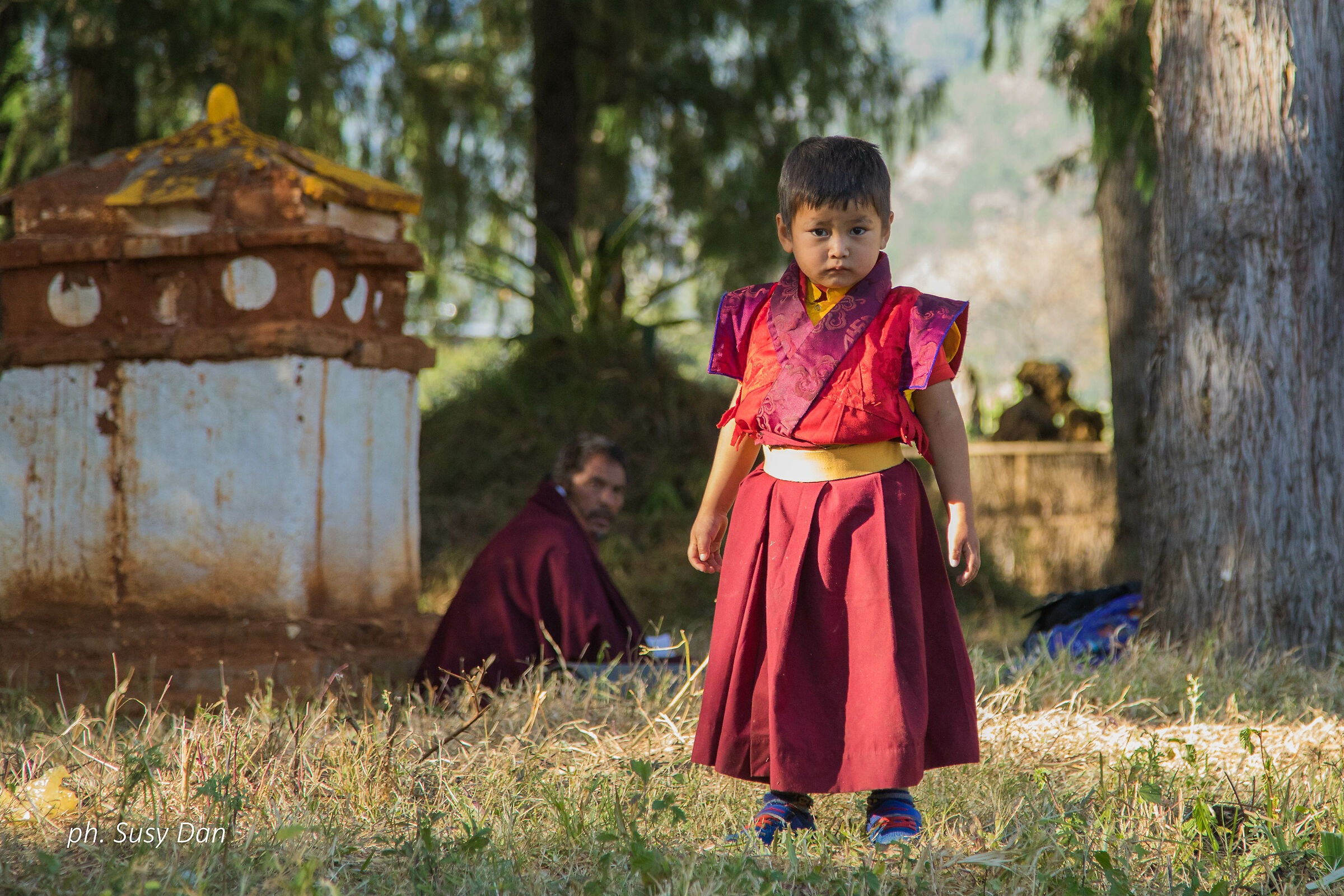 Dressed in the party