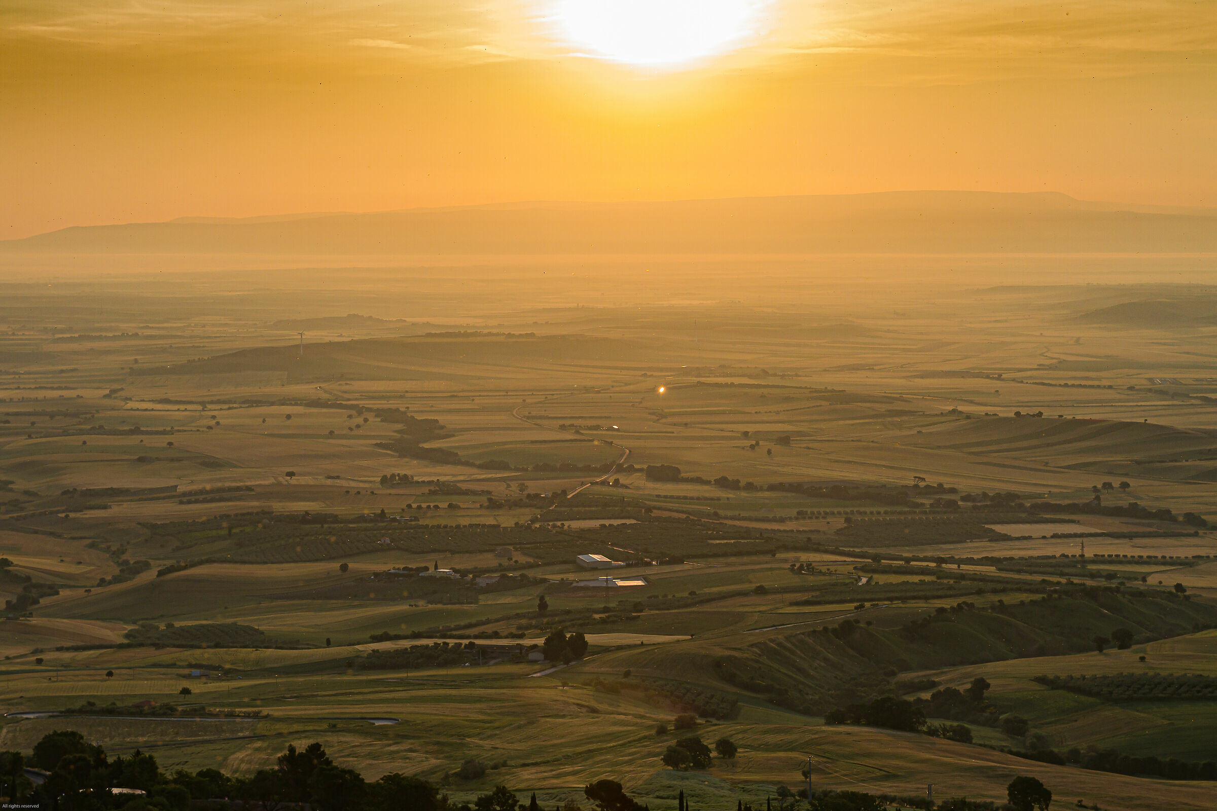 Sunrise on the High Table - Dawn in the High Table