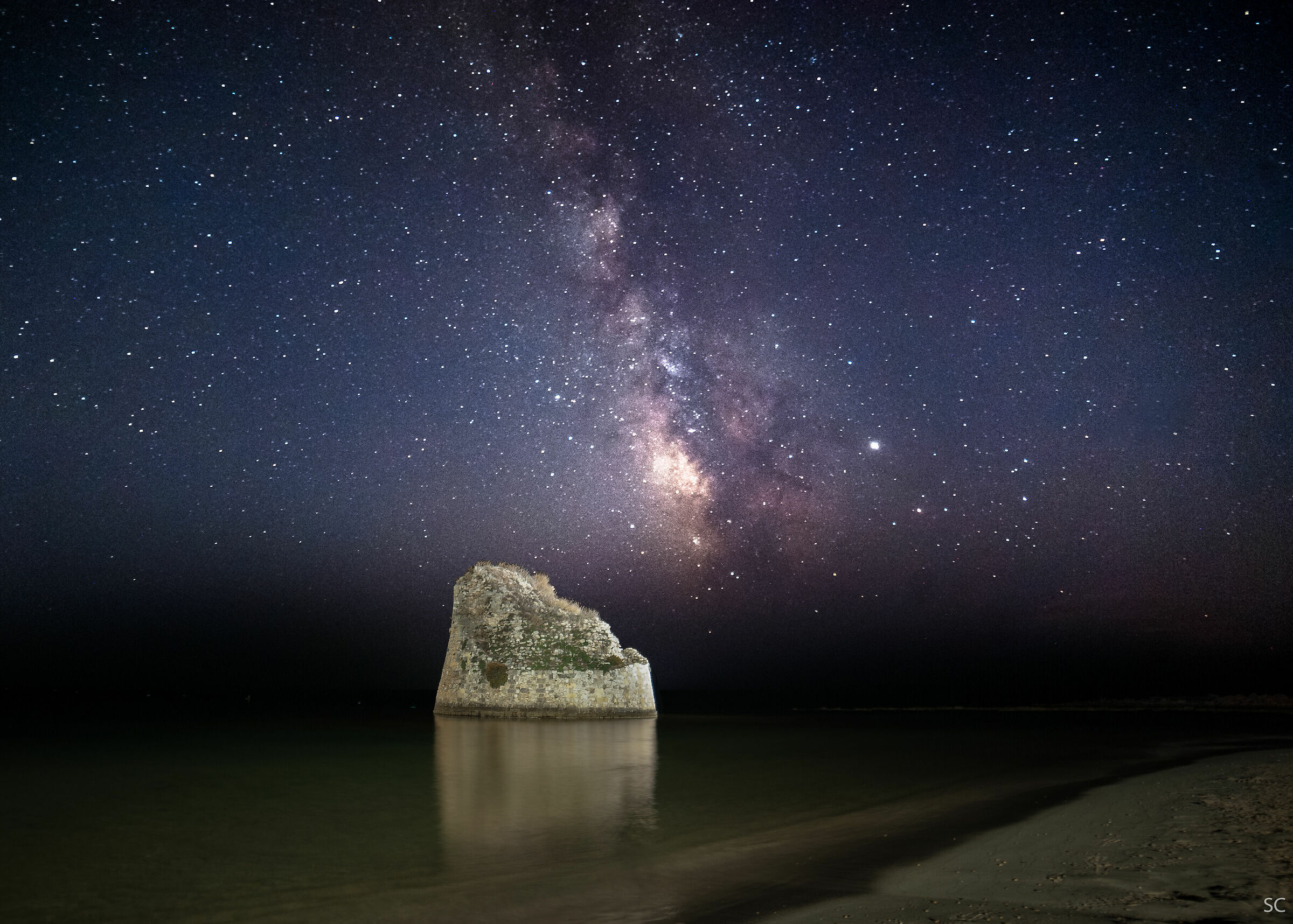 Via lattea a Torre Pali