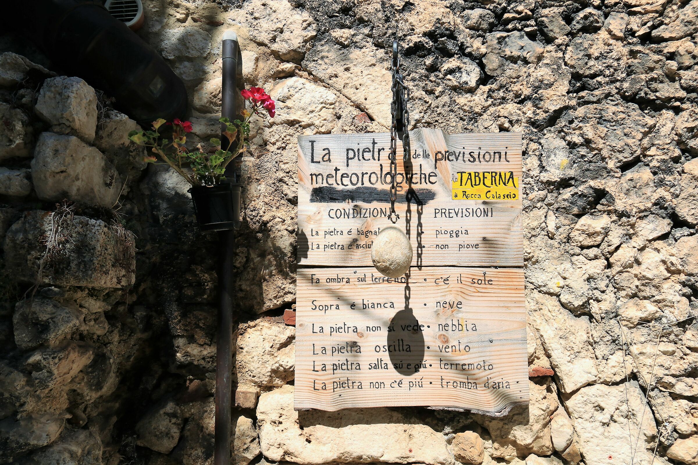 The infallible meteorologist of Rocca Calascio