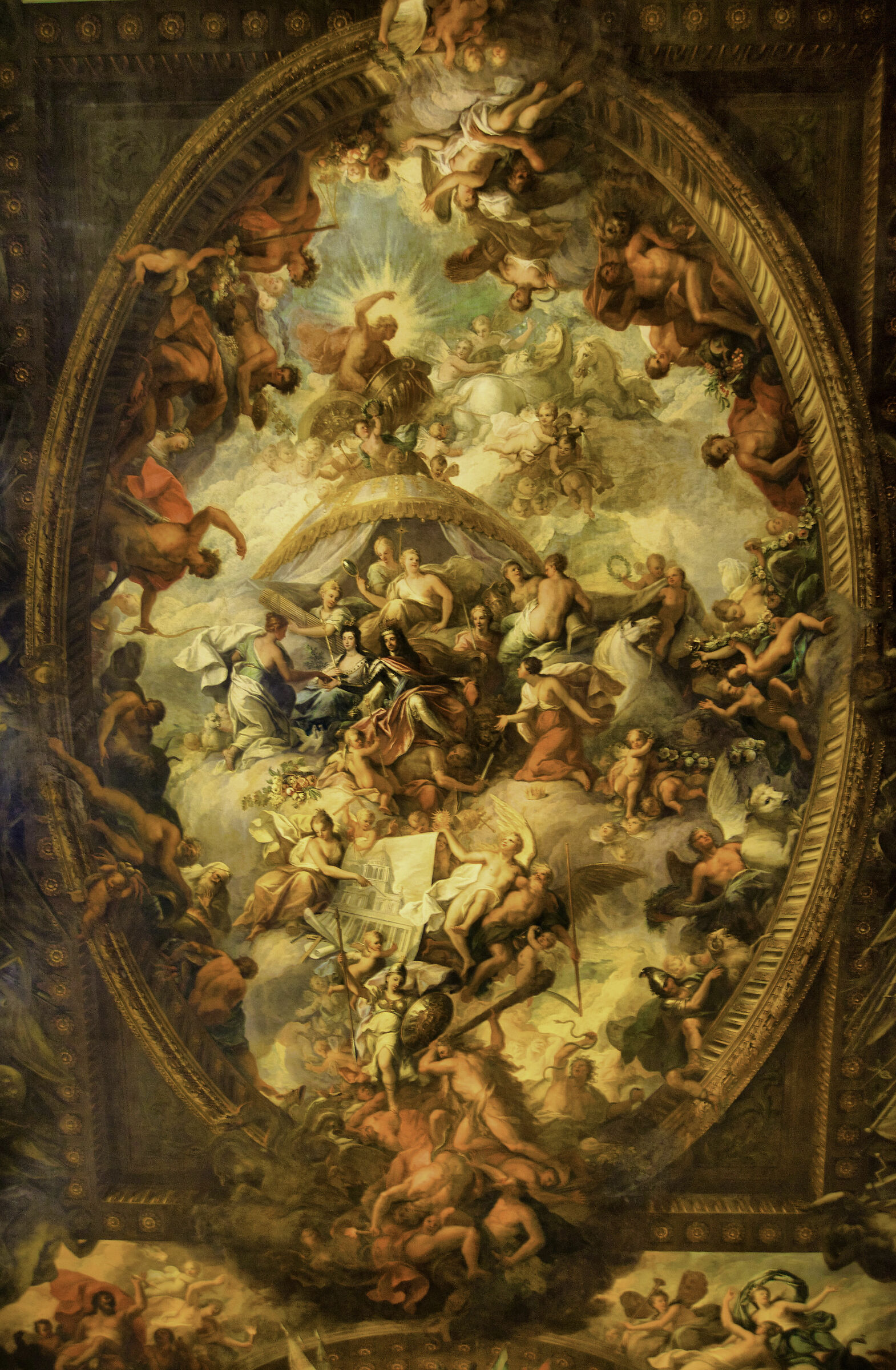 Painted wall...Old naval college