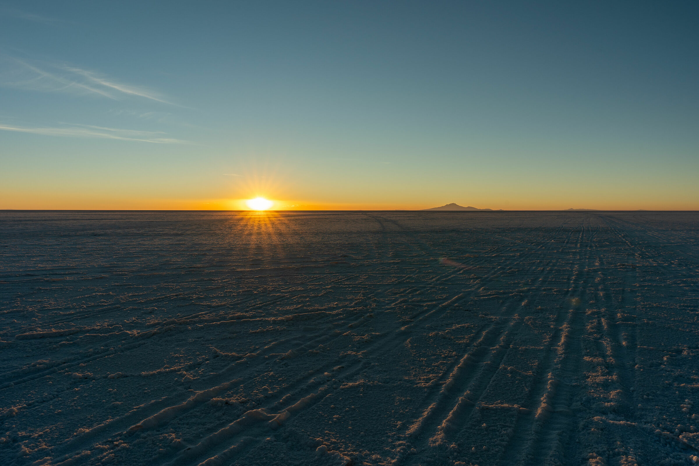 SUNSET AT UYUNI