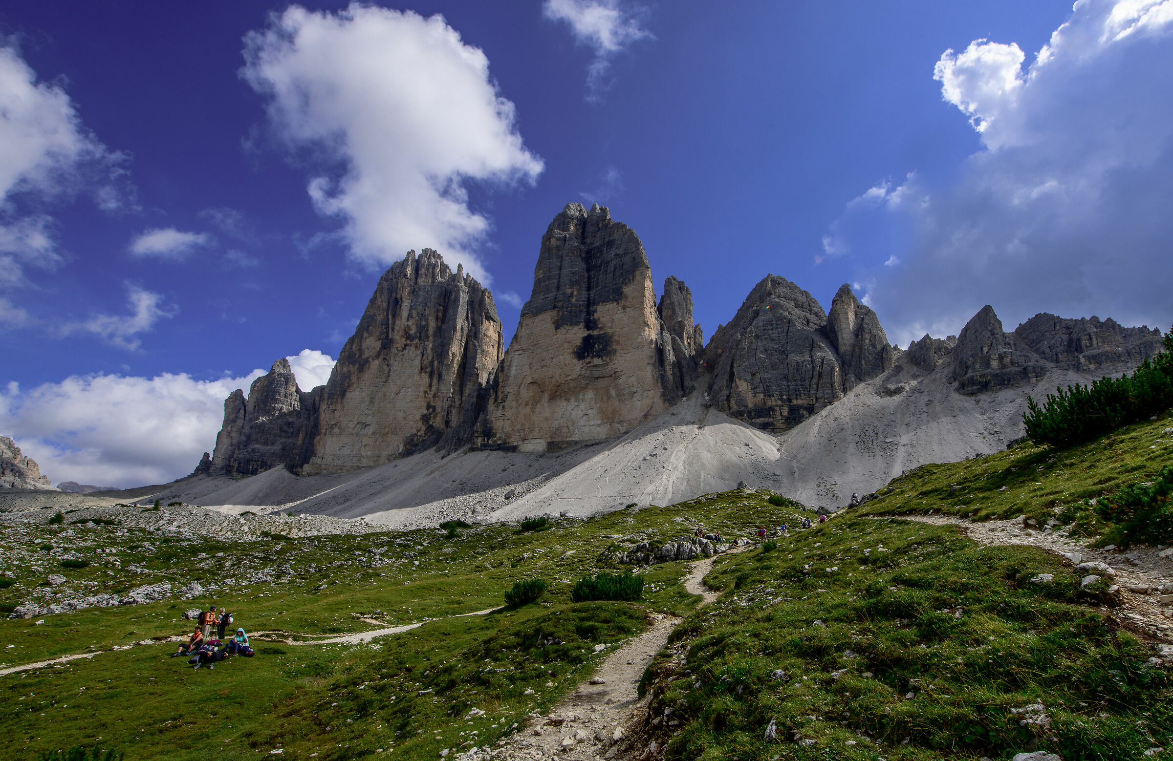 Dolomites 2019-The Three Lavaredo Peaks from Locatelli