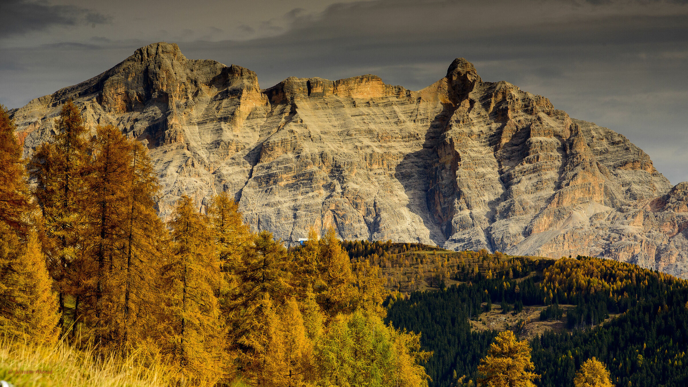 Climbing Sella Pass from Veneto