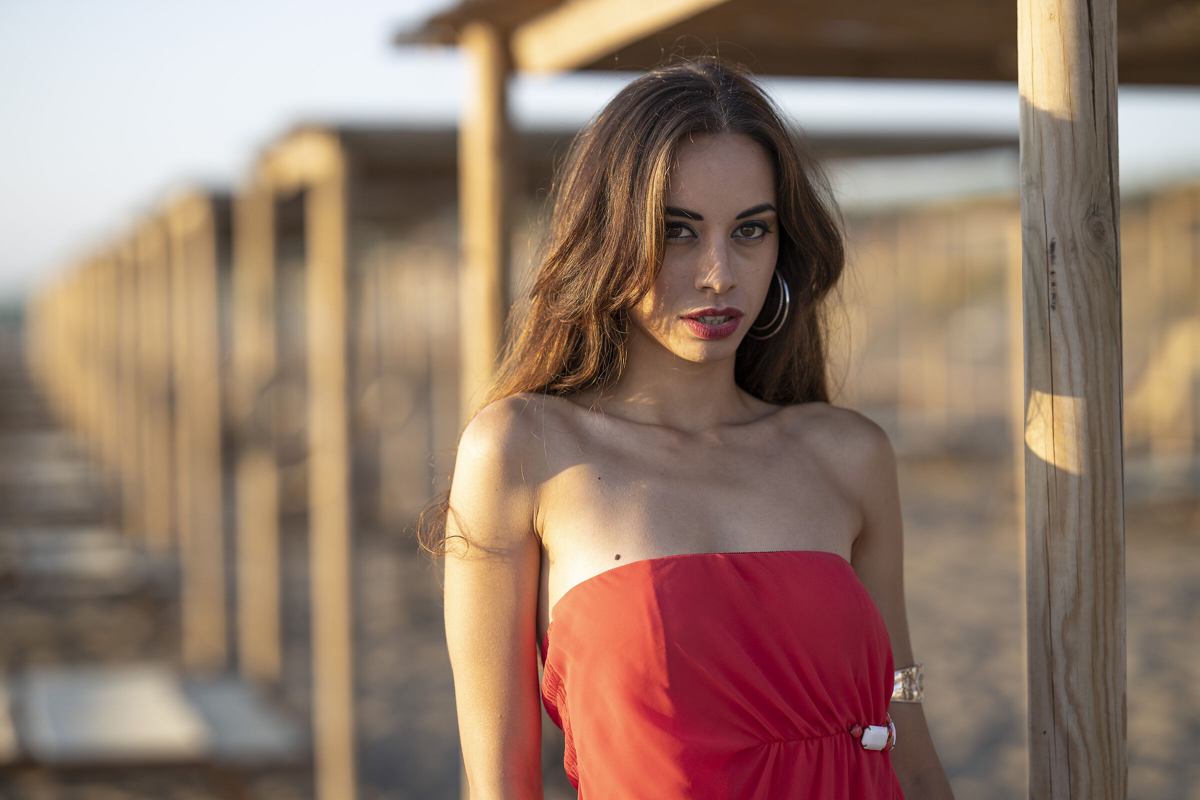 At the seaside with Katia