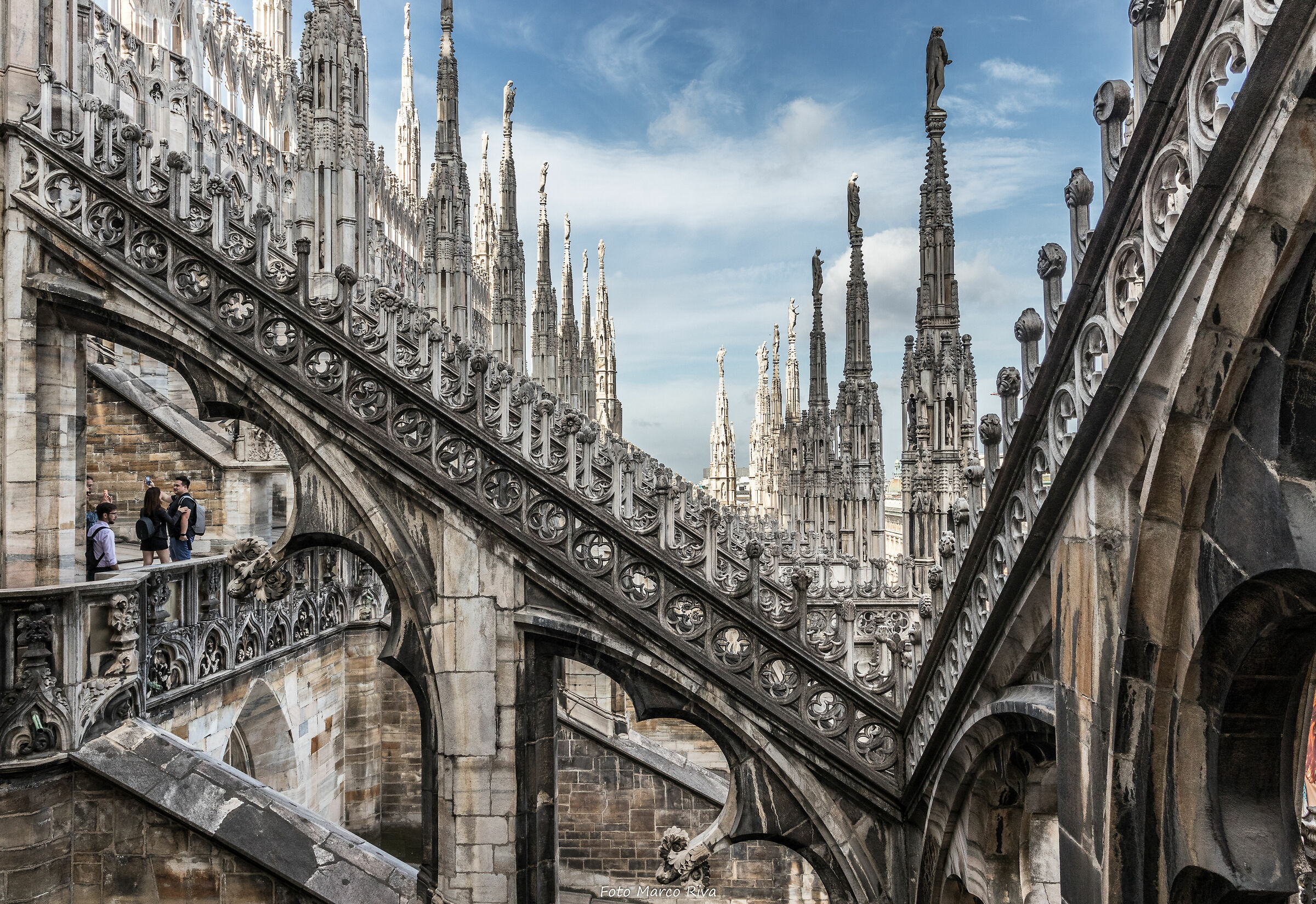 The Spires of the Cathedral of Milan