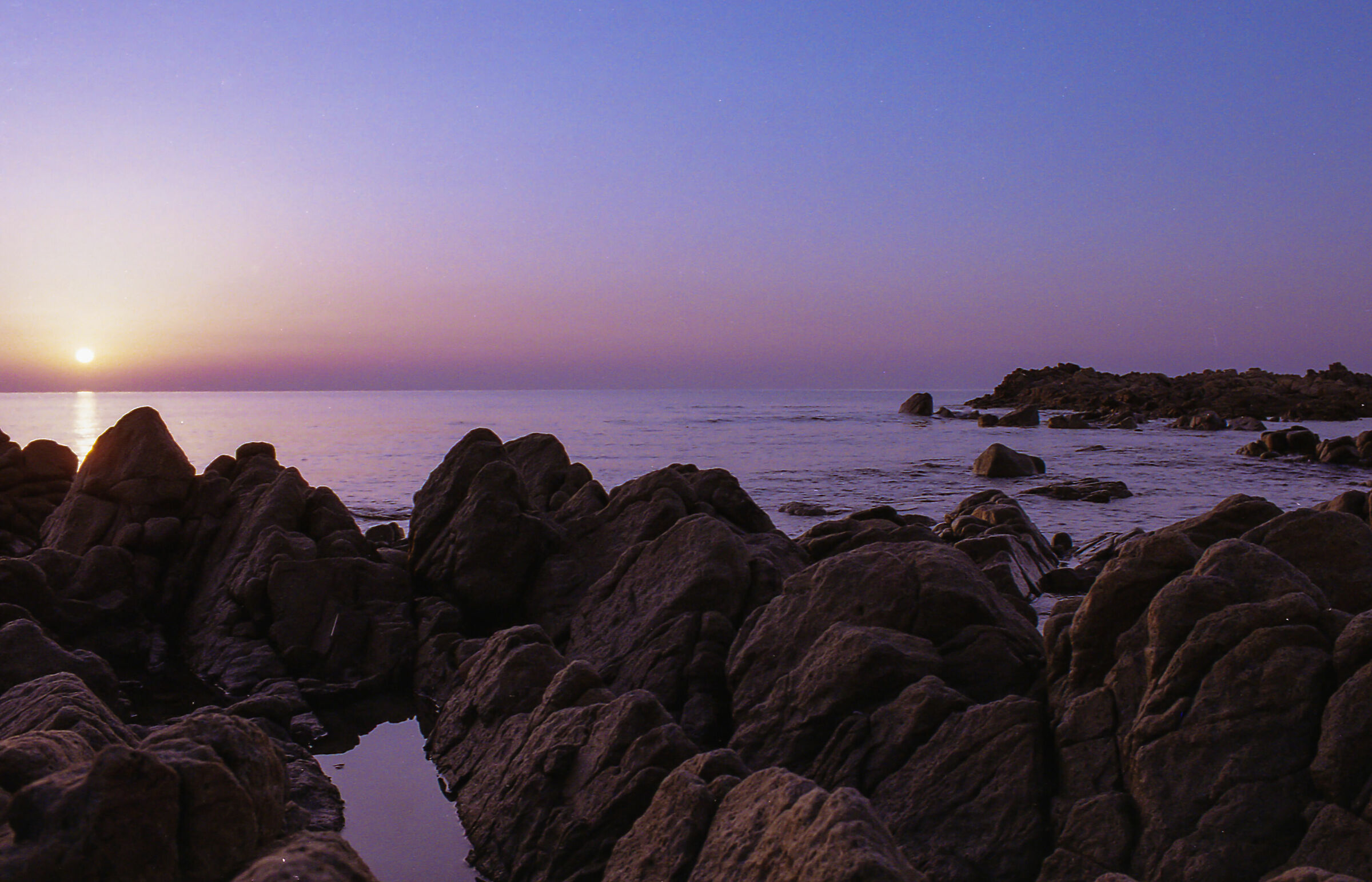 Sunrise in Cala Ginepro