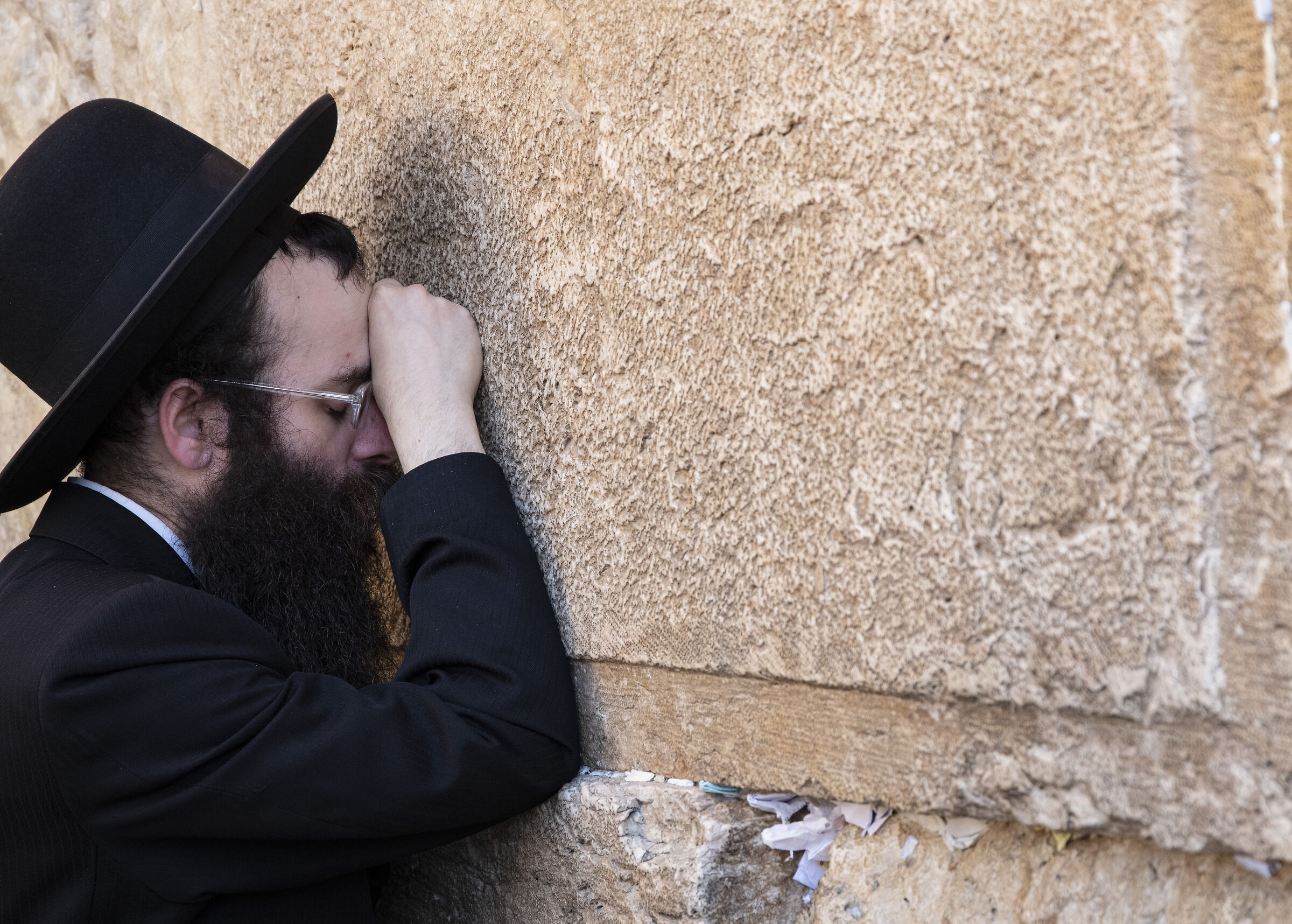 at the wall of tears