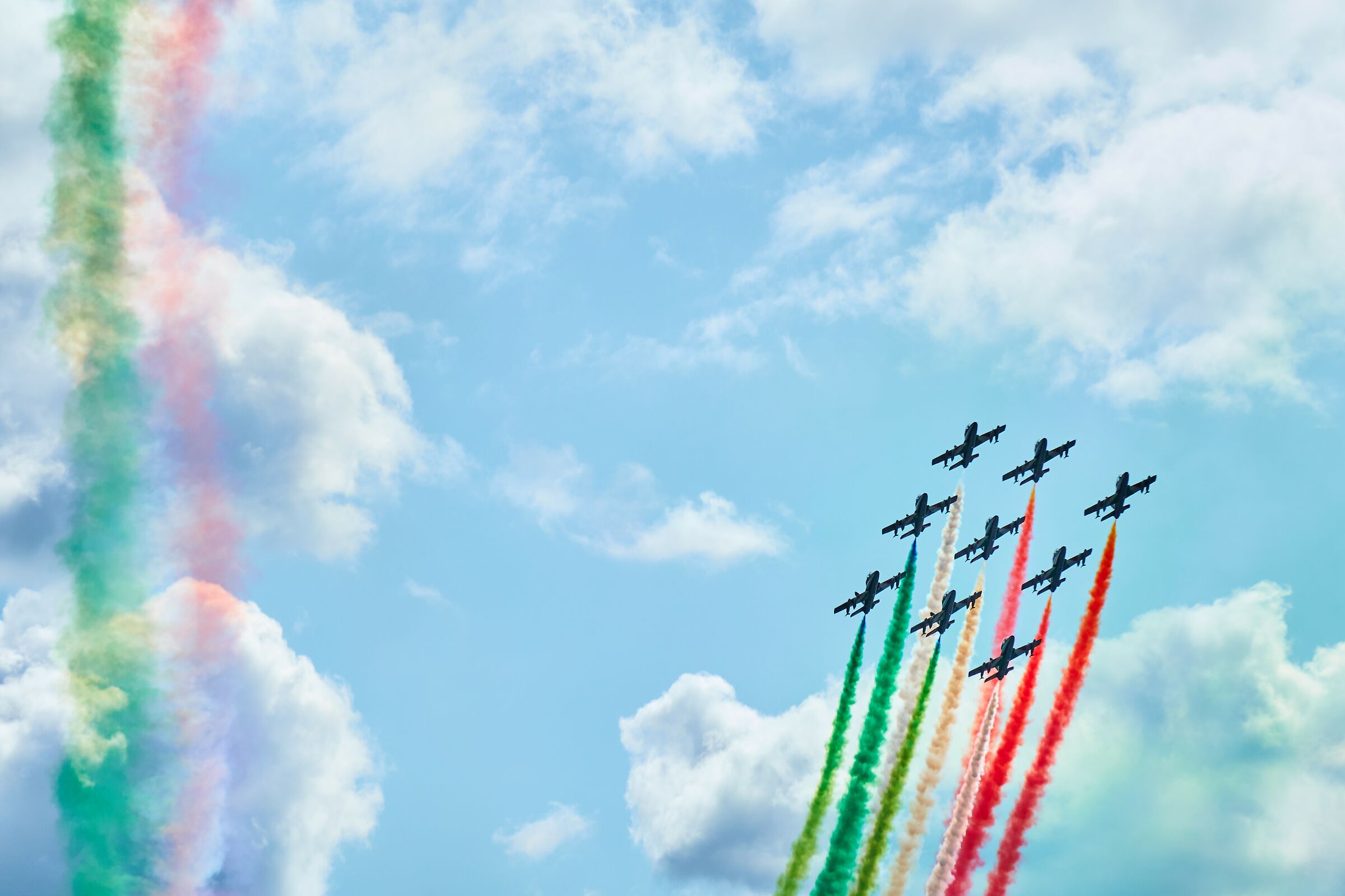 Tricolor Arrows in Monza