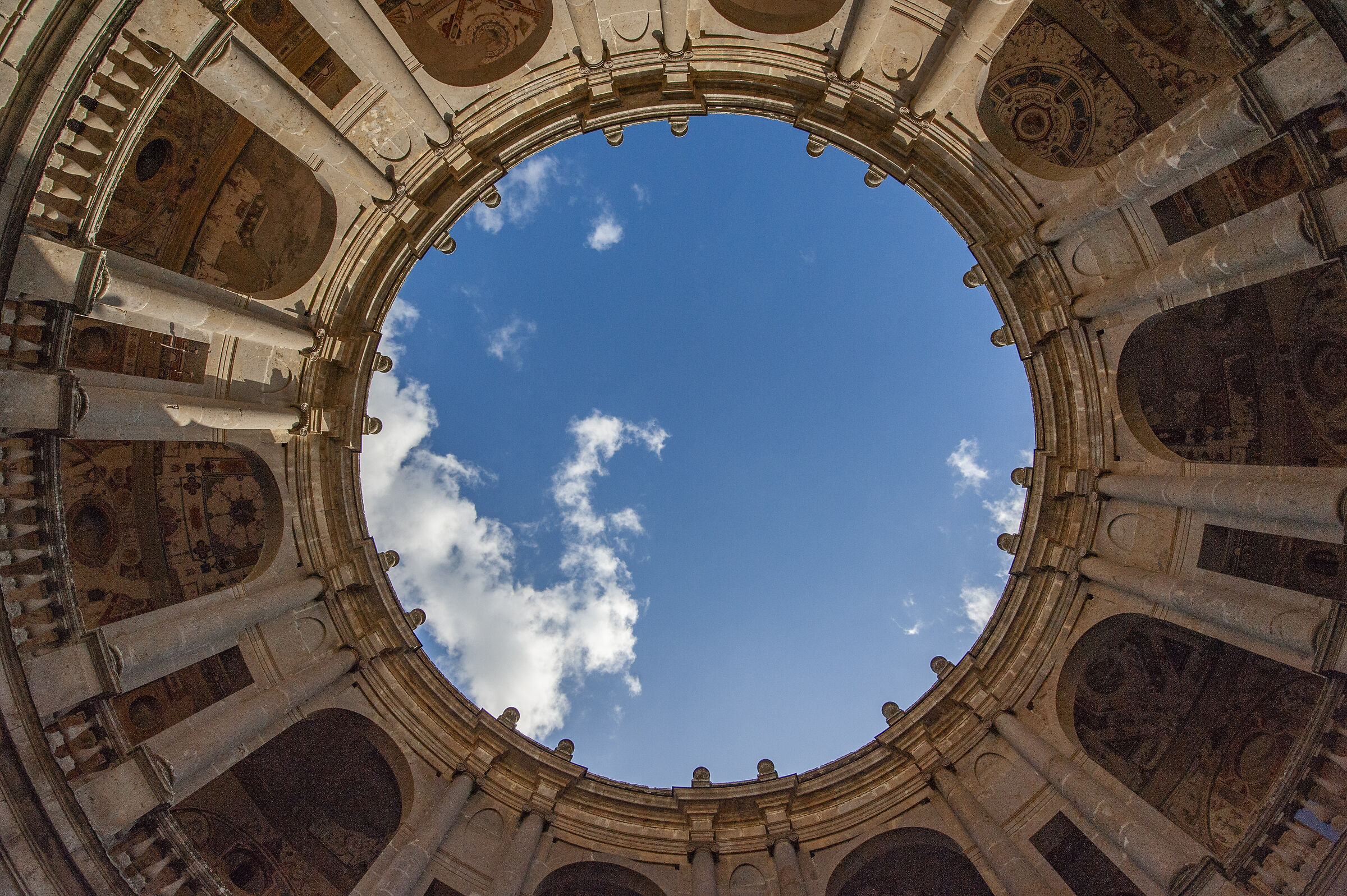 Cloister of the Palazzo farnese Caprarola (VT)