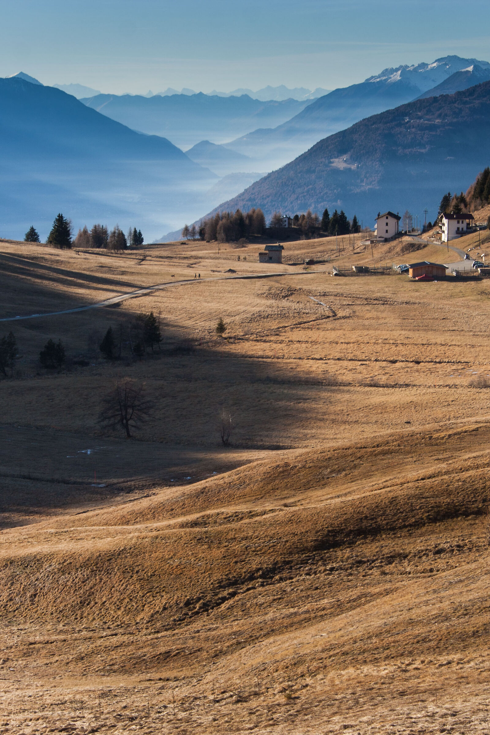 Valtellina on a Christmas without snow