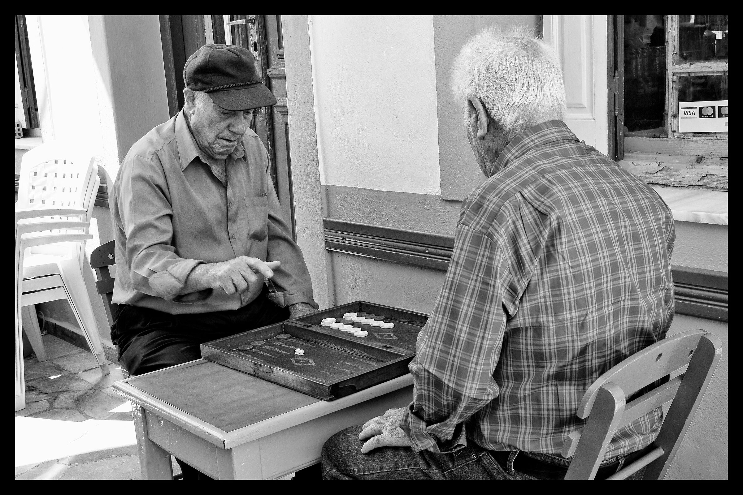 Backgammon Players - Diafani Village