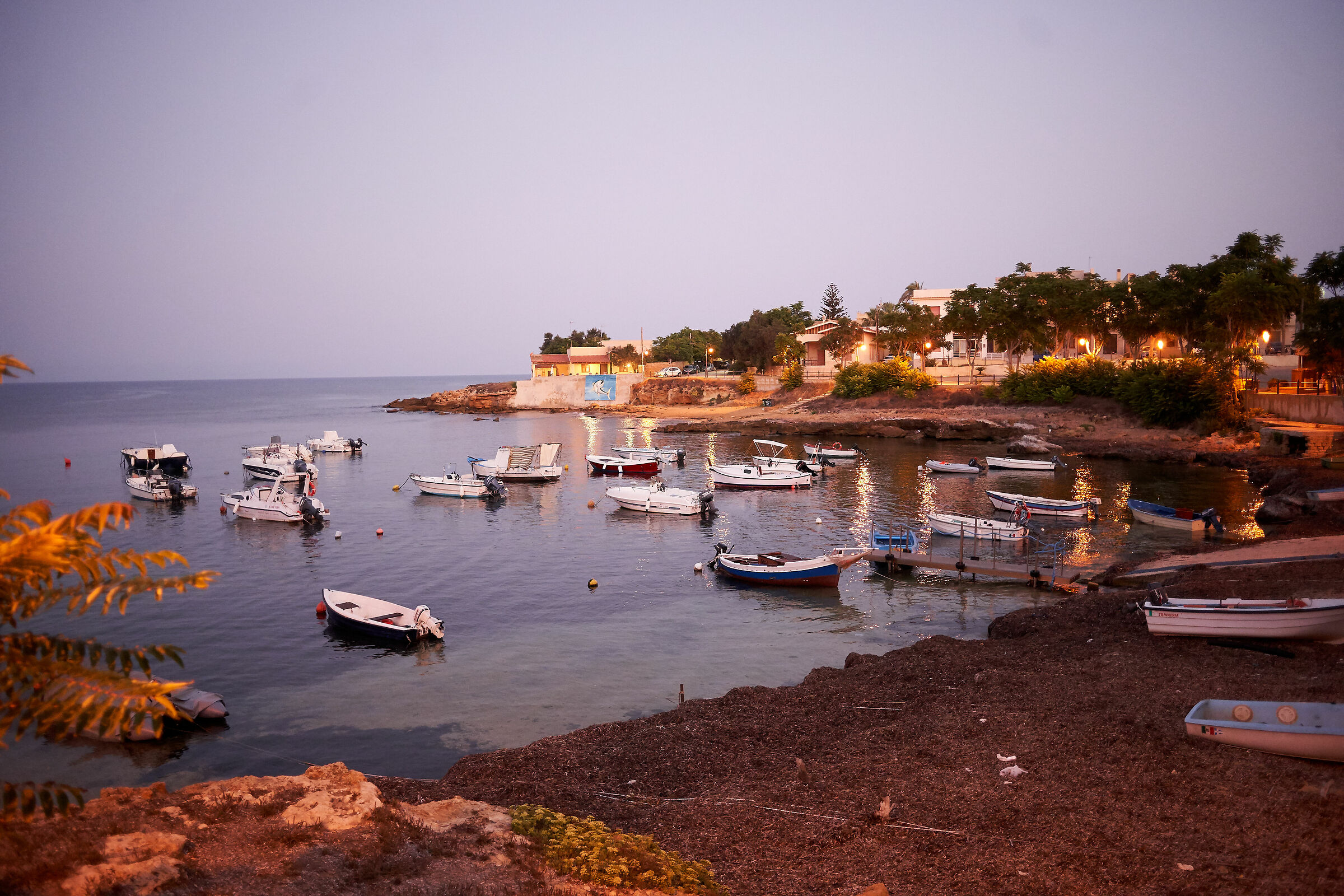 Granite Turret: Sunrise at the Marina