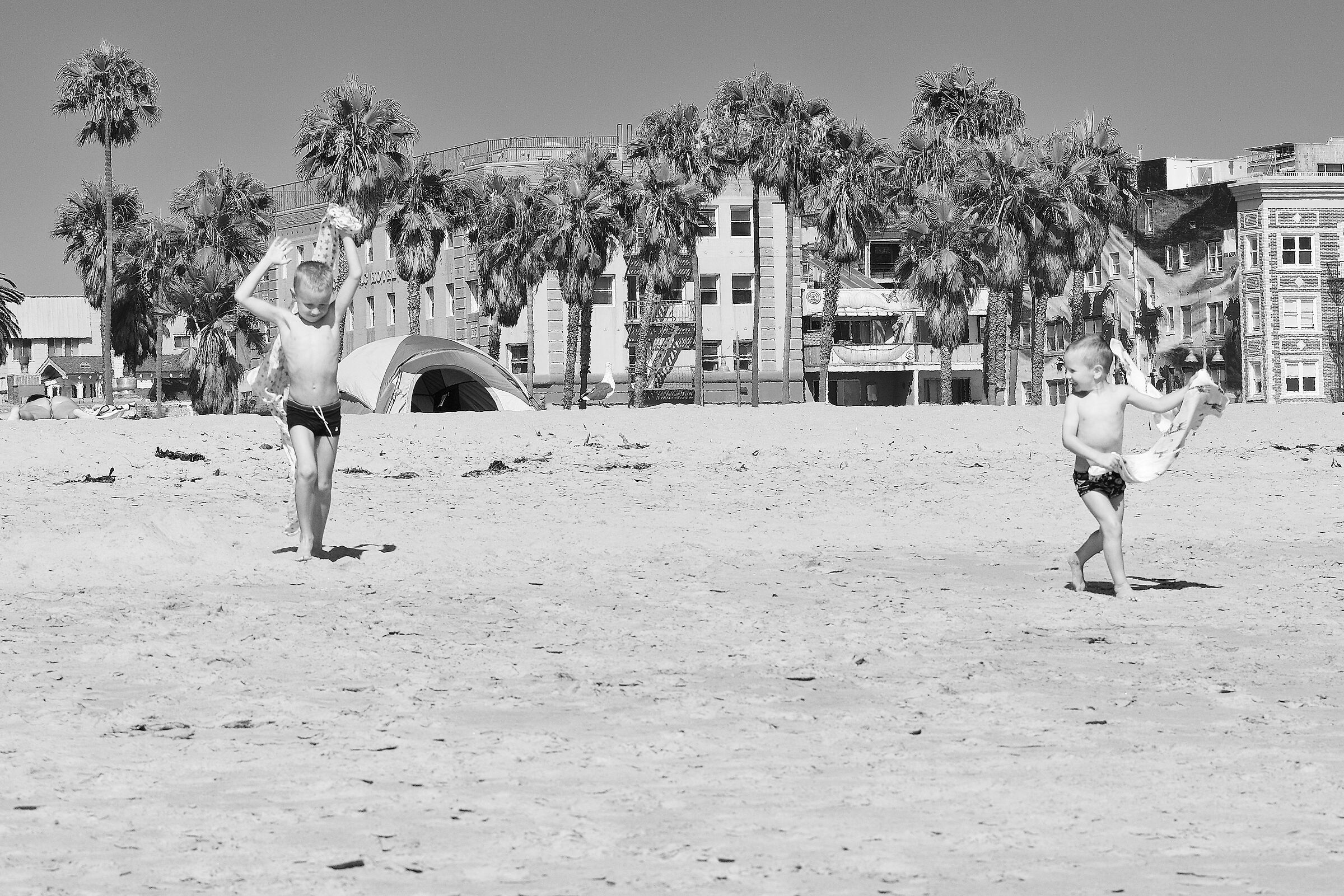 bambini che giocano a Venice