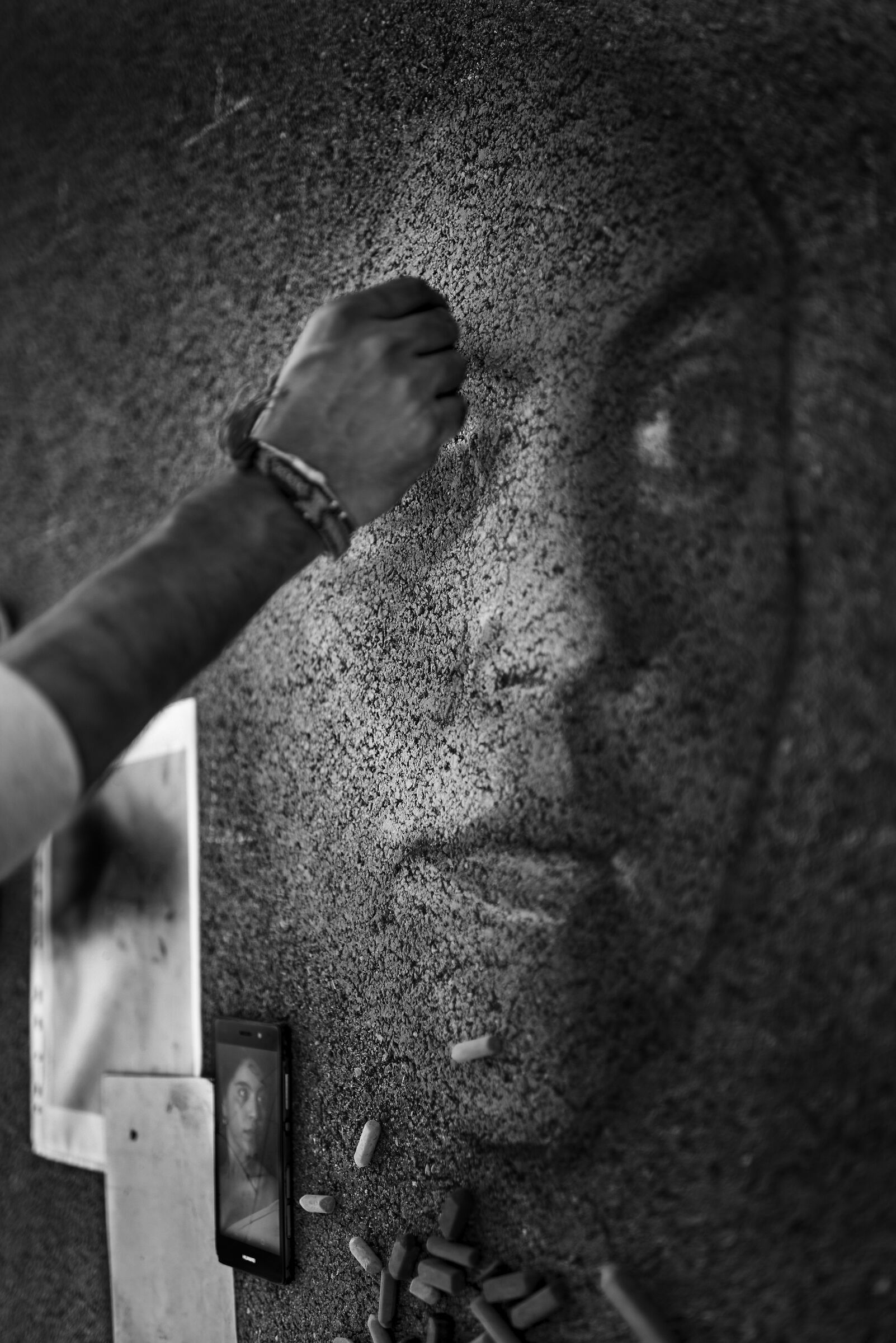 The hand that lives.