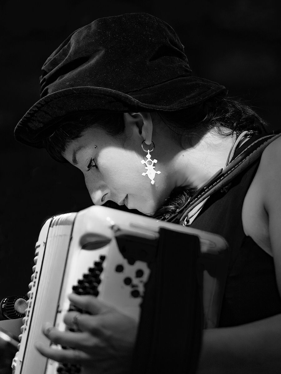 The Girl with the Earring and the Accordion